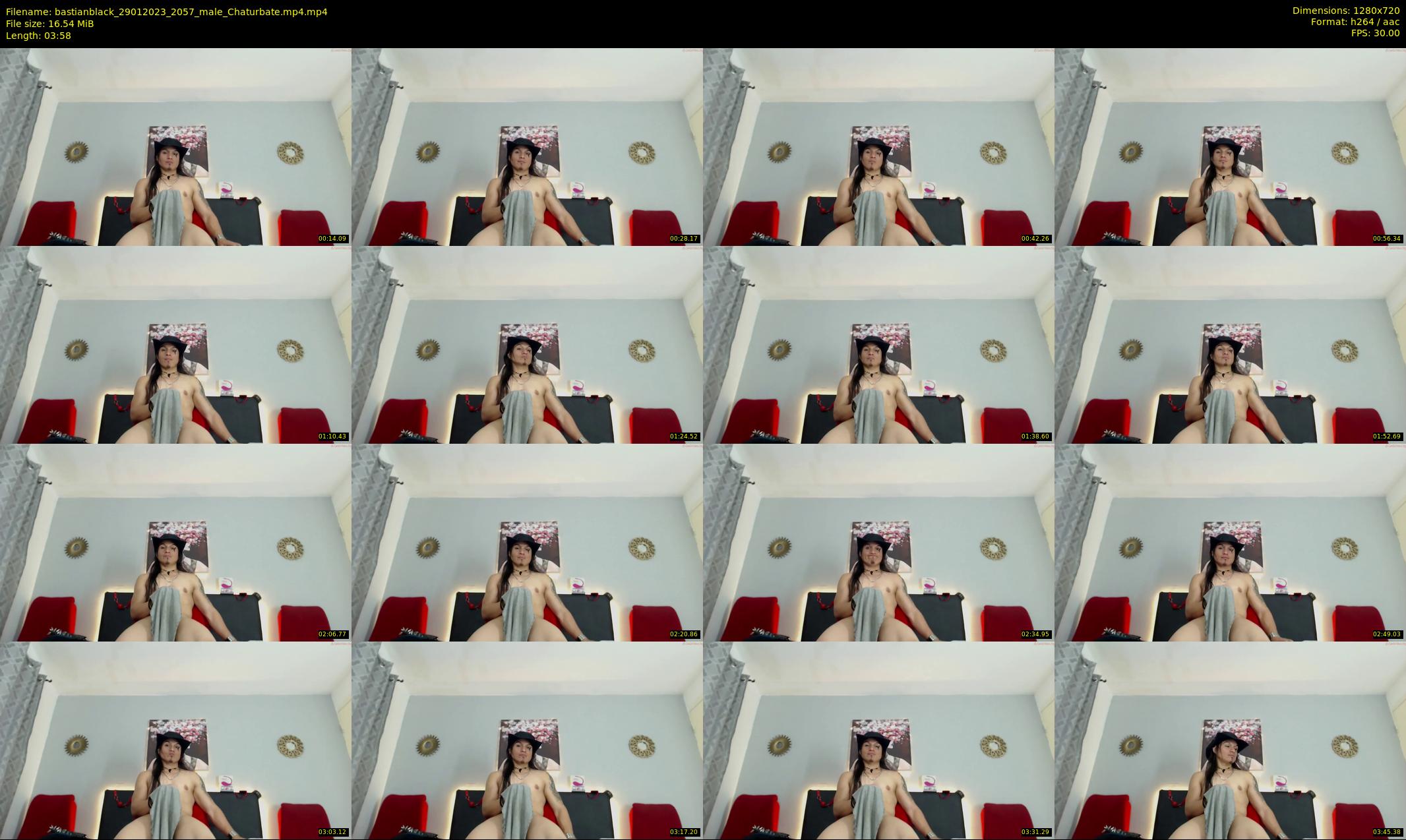 bastianblack — 4 minute Chaturbate male cam show recording, 720p, Jan 29, 2023