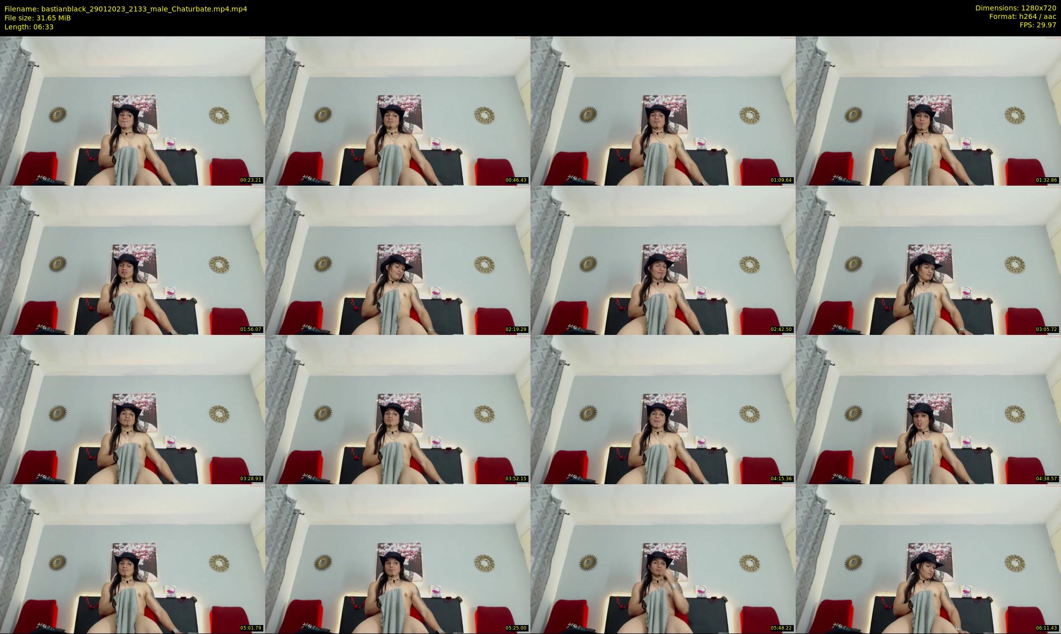 bastianblack — 7 minute Chaturbate male cam show recording, 720p, Jan 29, 2023