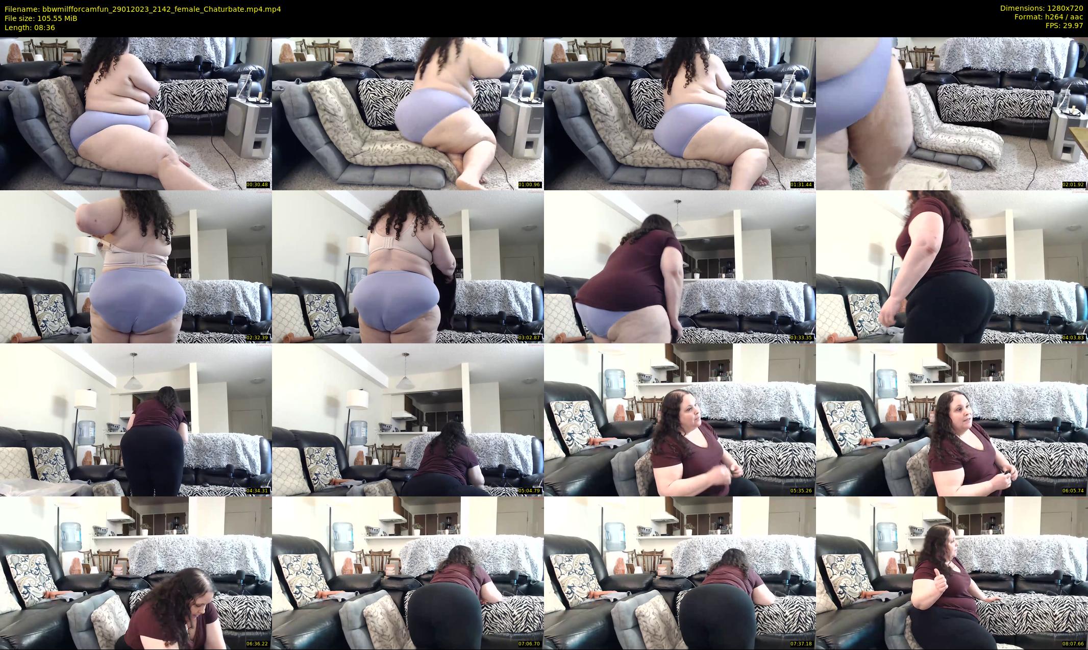bbwmilfforcamfun — 9 minute Chaturbate female cam show recording, 720p, Jan 29, 2023