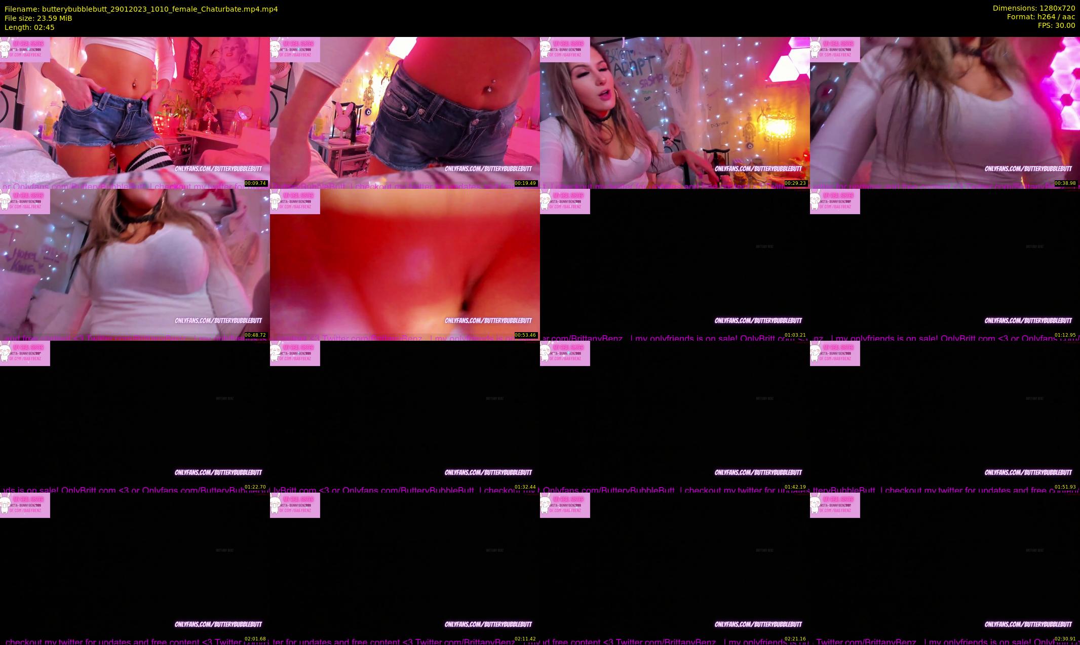 butterybubblebutt — 3 minute Chaturbate couple cam show recording, 720p, Jan 29, 2023