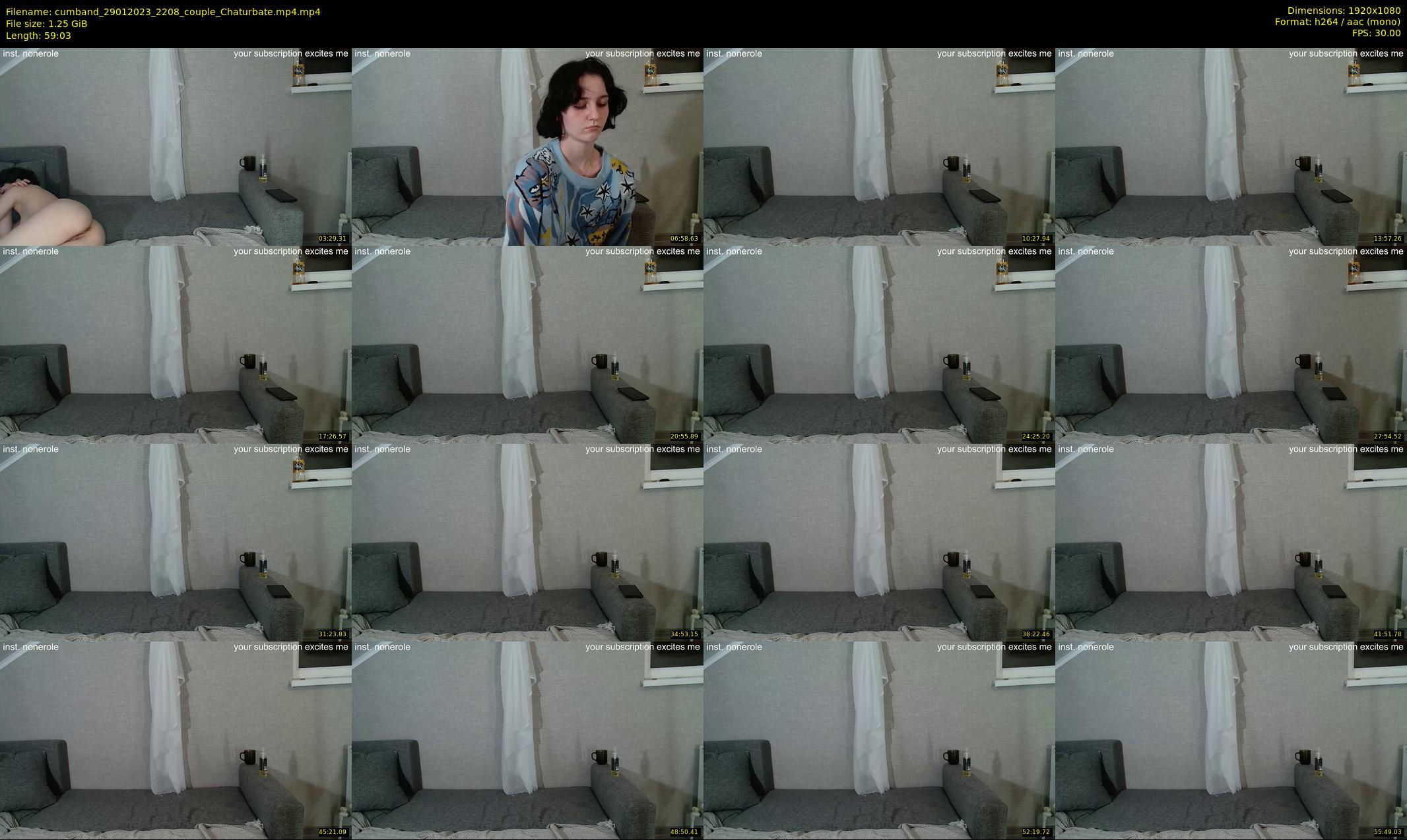cumband — 60 minute Chaturbate couple cam show recording, 1080p, Jan 29, 2023