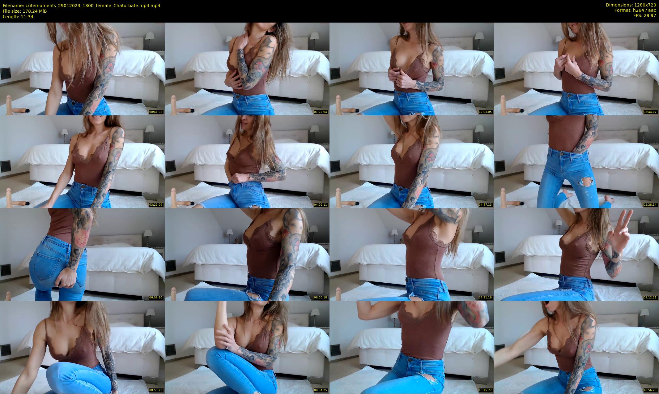 cutemoments — 12 minute Chaturbate female cam show recording, 720p, Jan 29, 2023