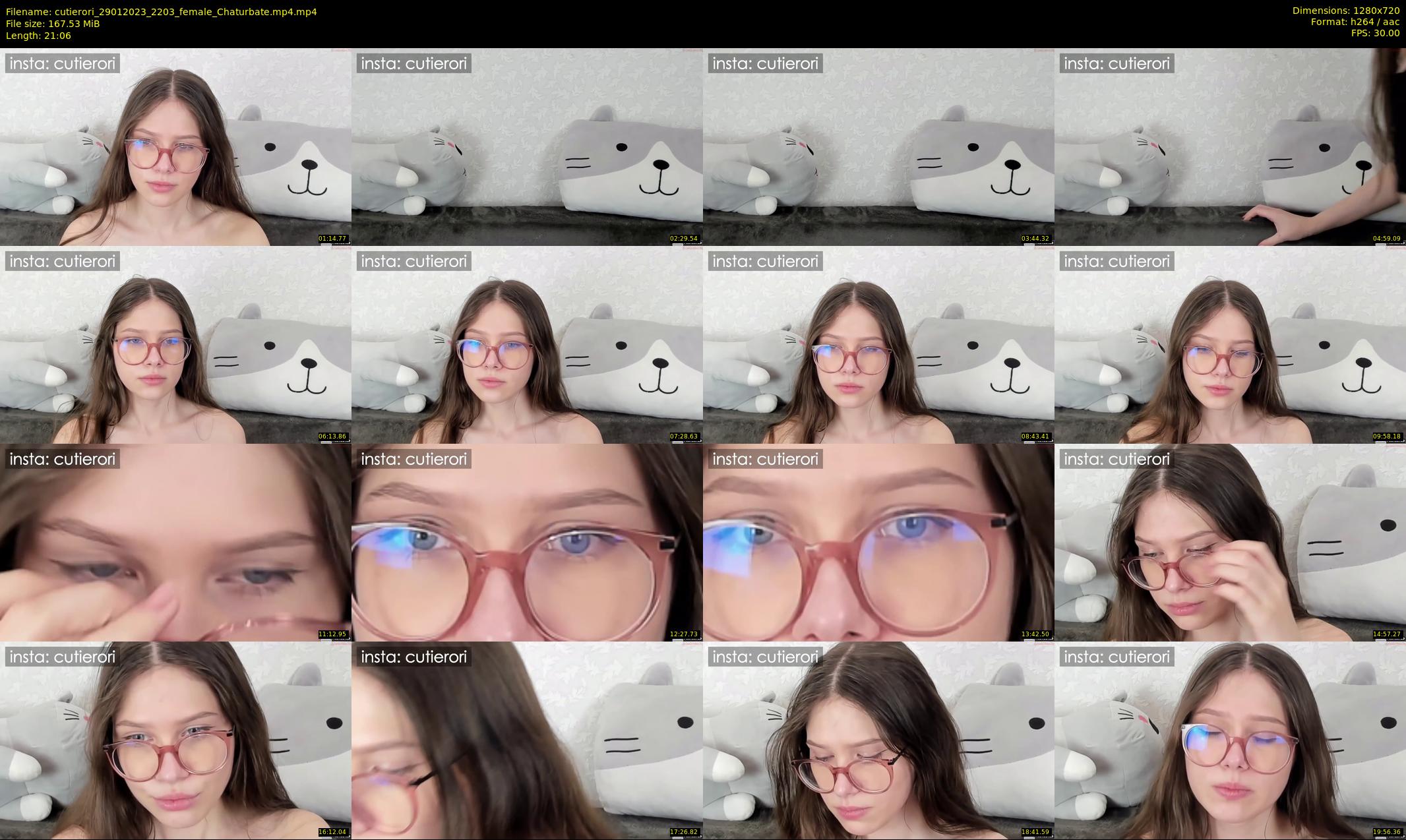 cutierori — 22 minute Chaturbate female cam show recording, 720p, Jan 29, 2023