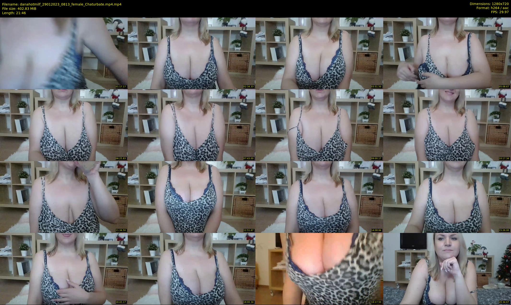 danahotmilf — 22 minute Chaturbate female cam show recording, 720p, Jan 29, 2023