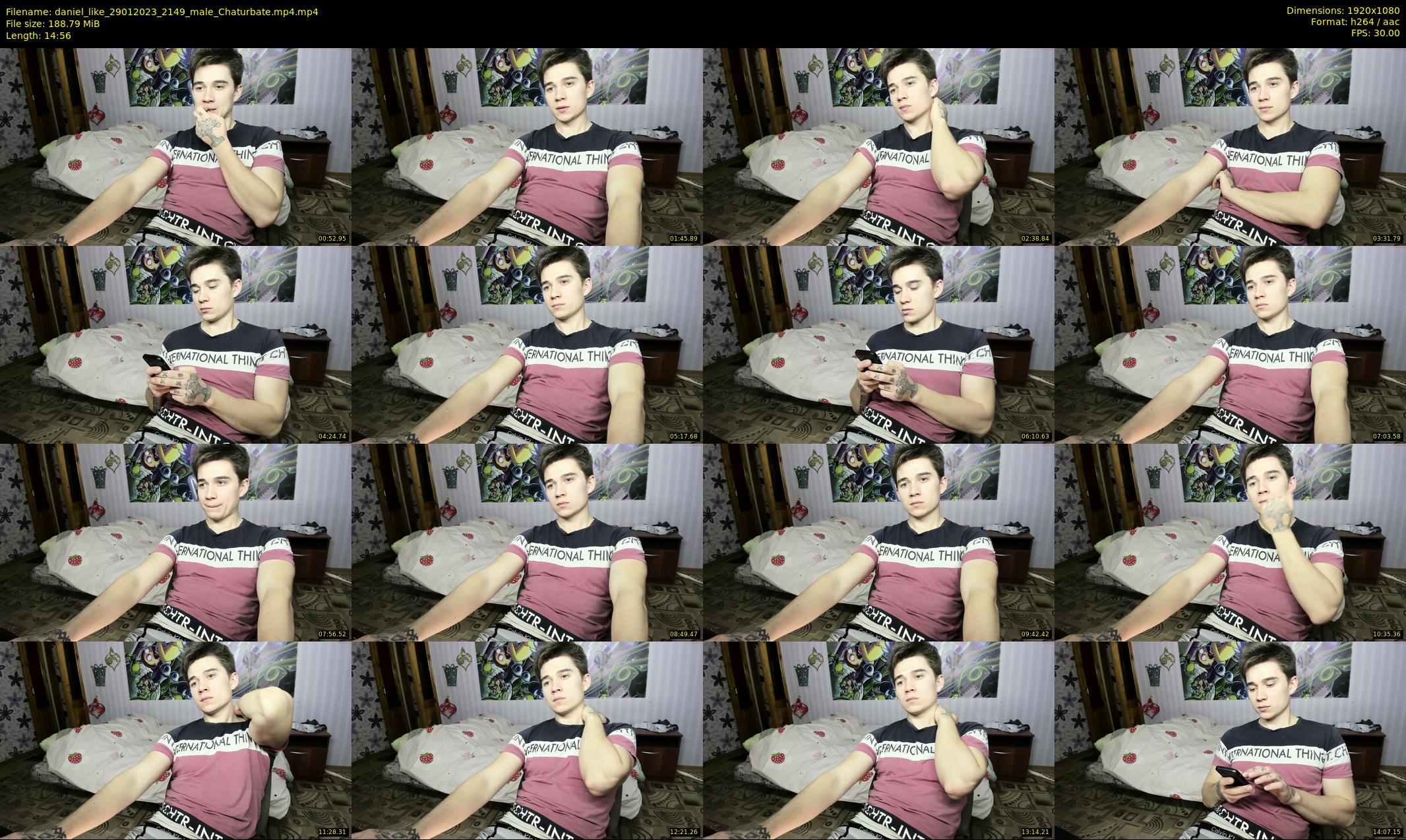 daniel_like — 15 minute Chaturbate male cam show recording, 1080p, Jan 29, 2023