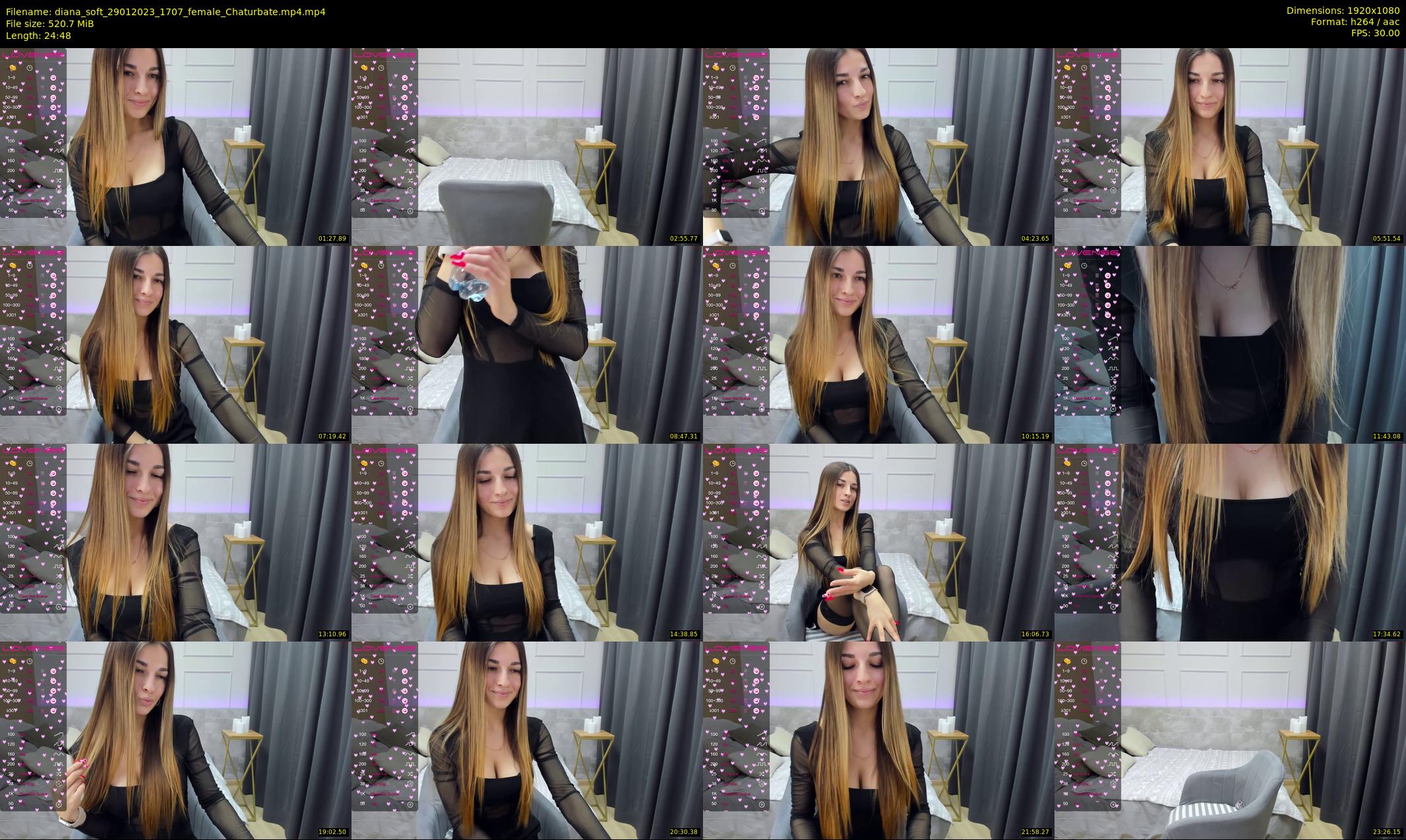 diana_soft — 25 minute Chaturbate female cam show recording, 1080p, Jan 29, 2023