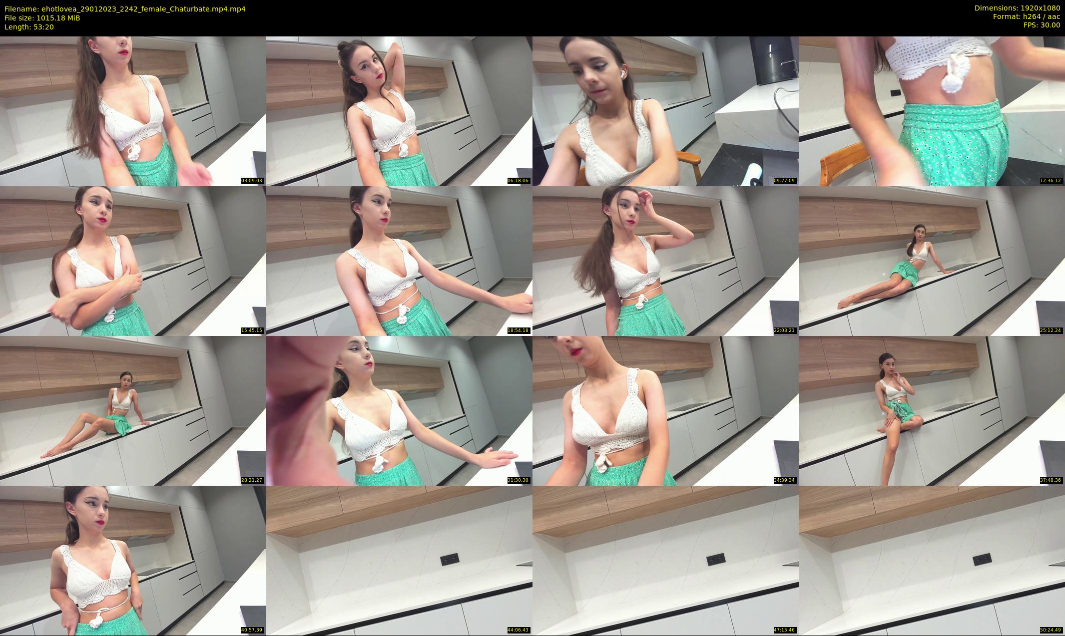 ehotlovea — 54 minute Chaturbate female cam show recording, 1080p, Jan 29, 2023