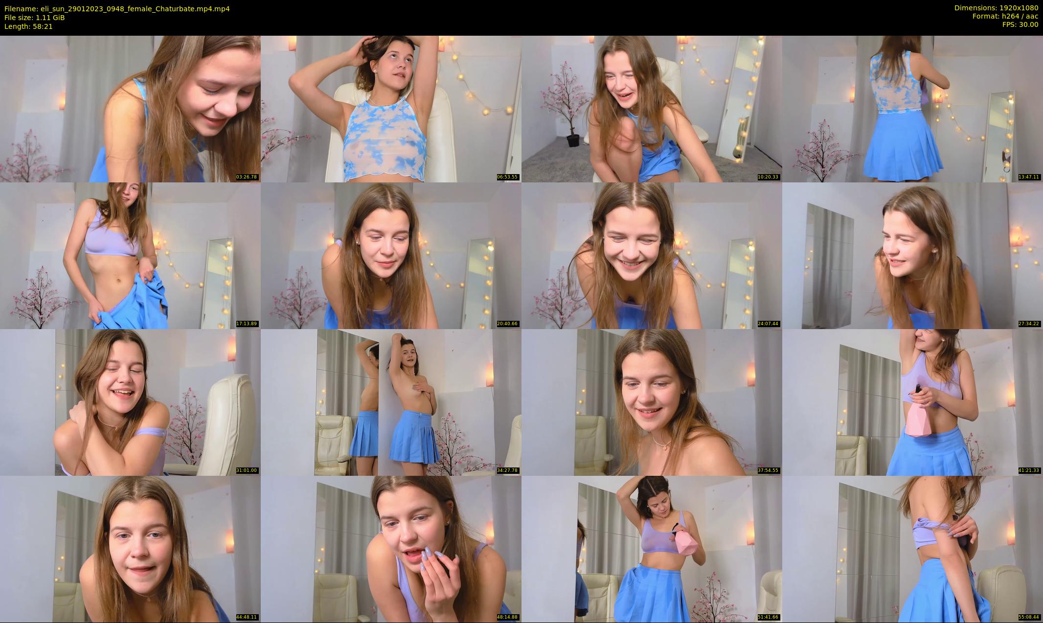 eli_sun — 59 minute Chaturbate female cam show recording, 1080p, Jan 29, 2023