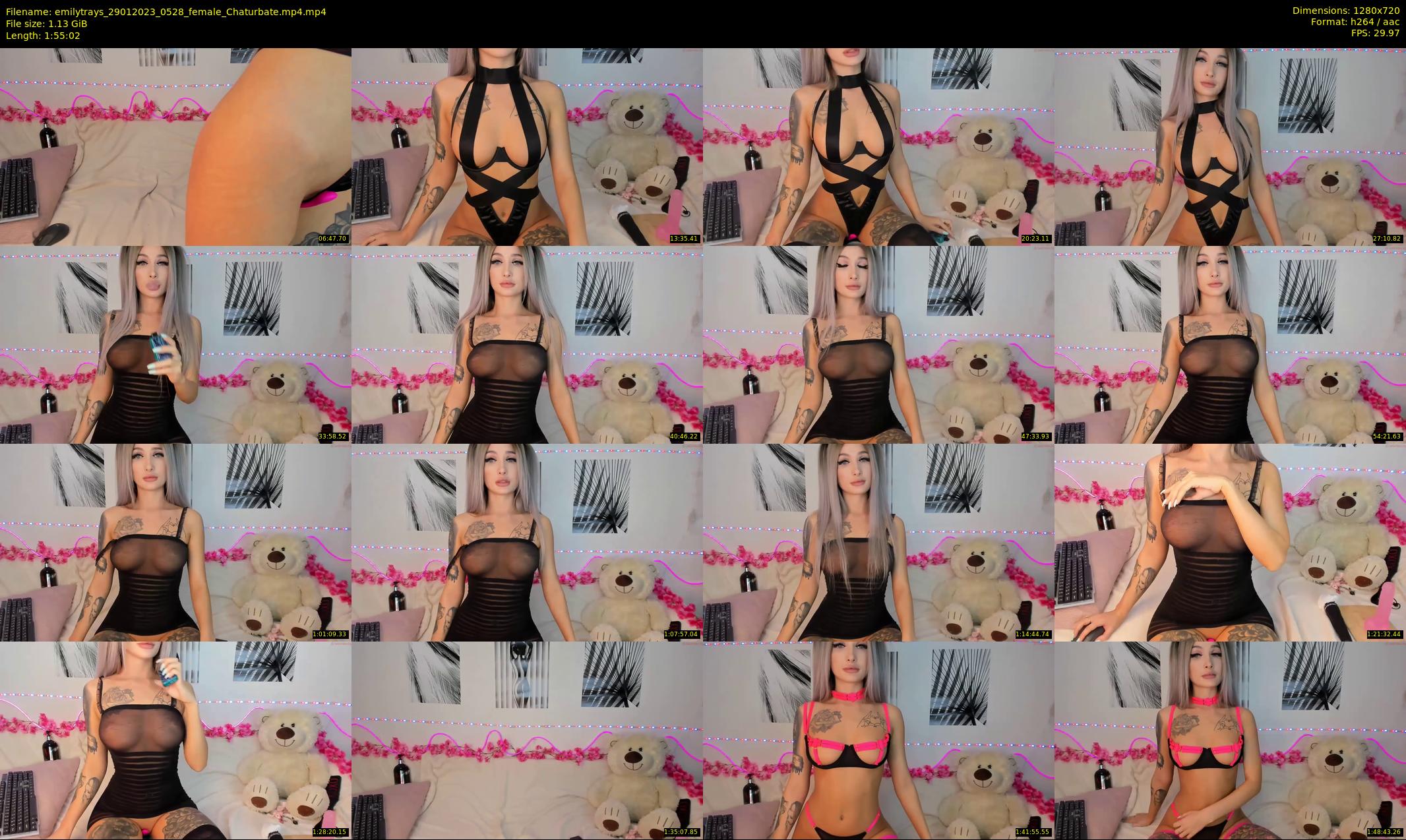 emilytrays — 116 minute Chaturbate female cam show recording, 720p, Jan 29, 2023