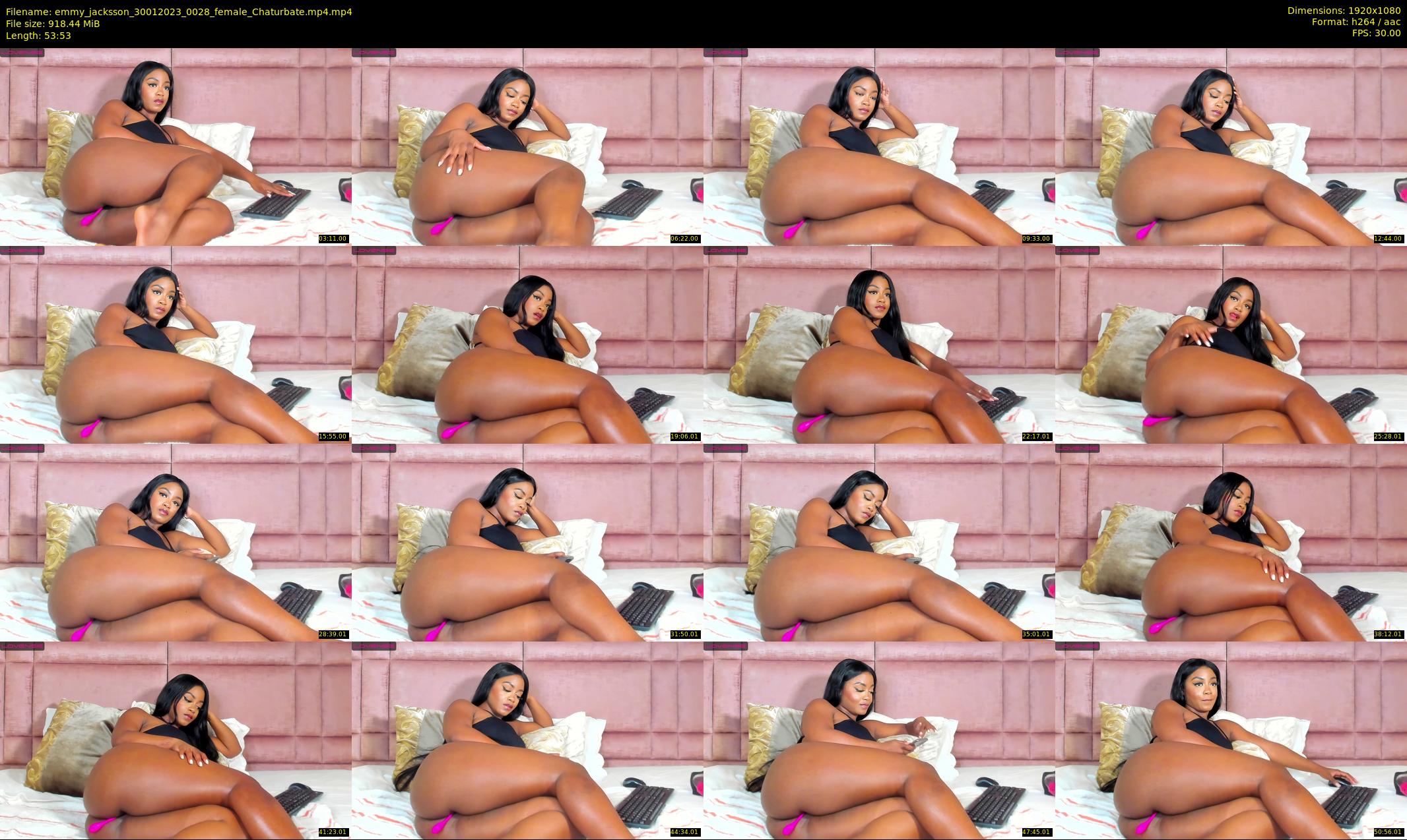 emmy_jacksson — 54 minute Chaturbate female cam show recording, 1080p, Jan 30, 2023