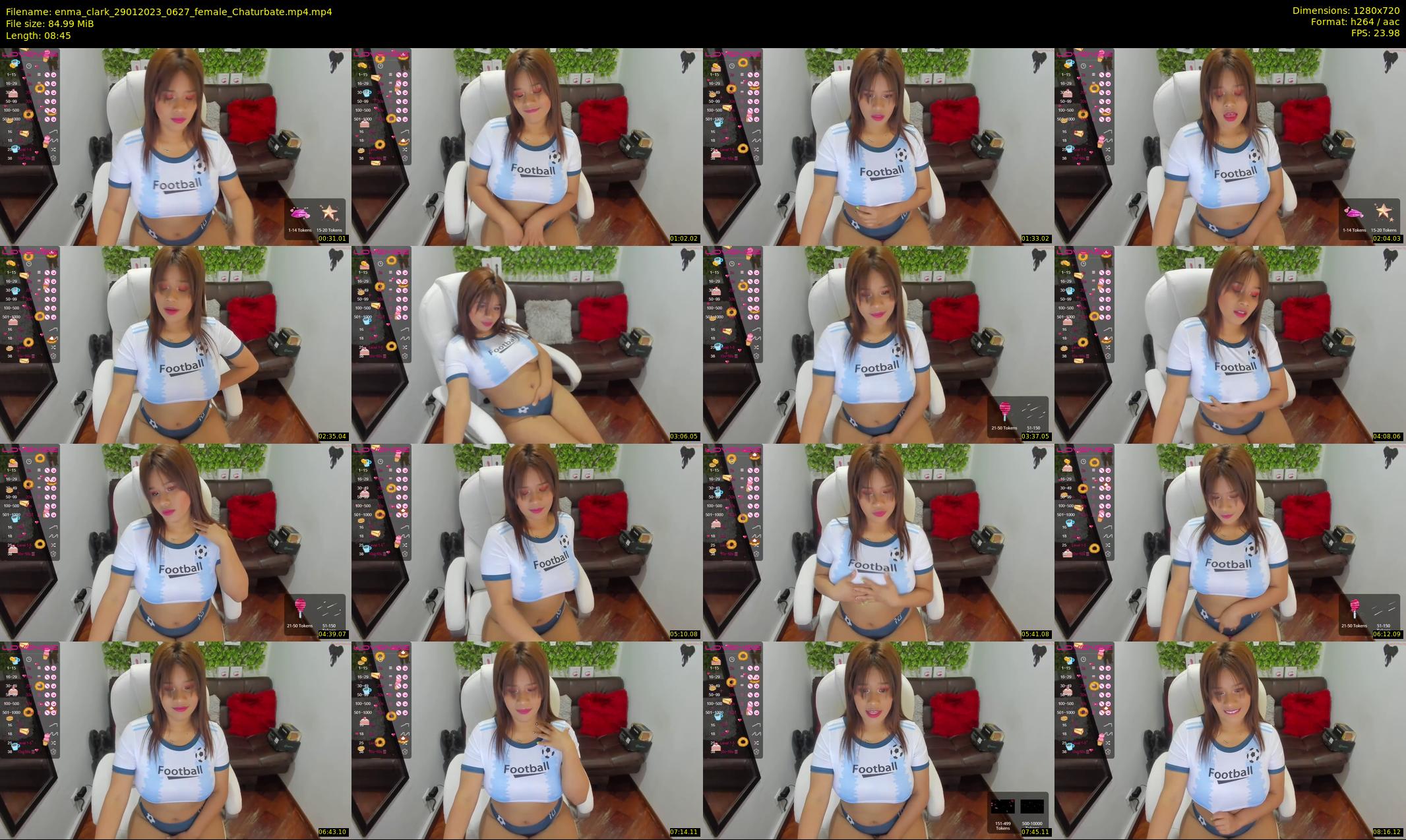 enma_clark — 9 minute Chaturbate female cam show recording, 720p, Jan 29, 2023