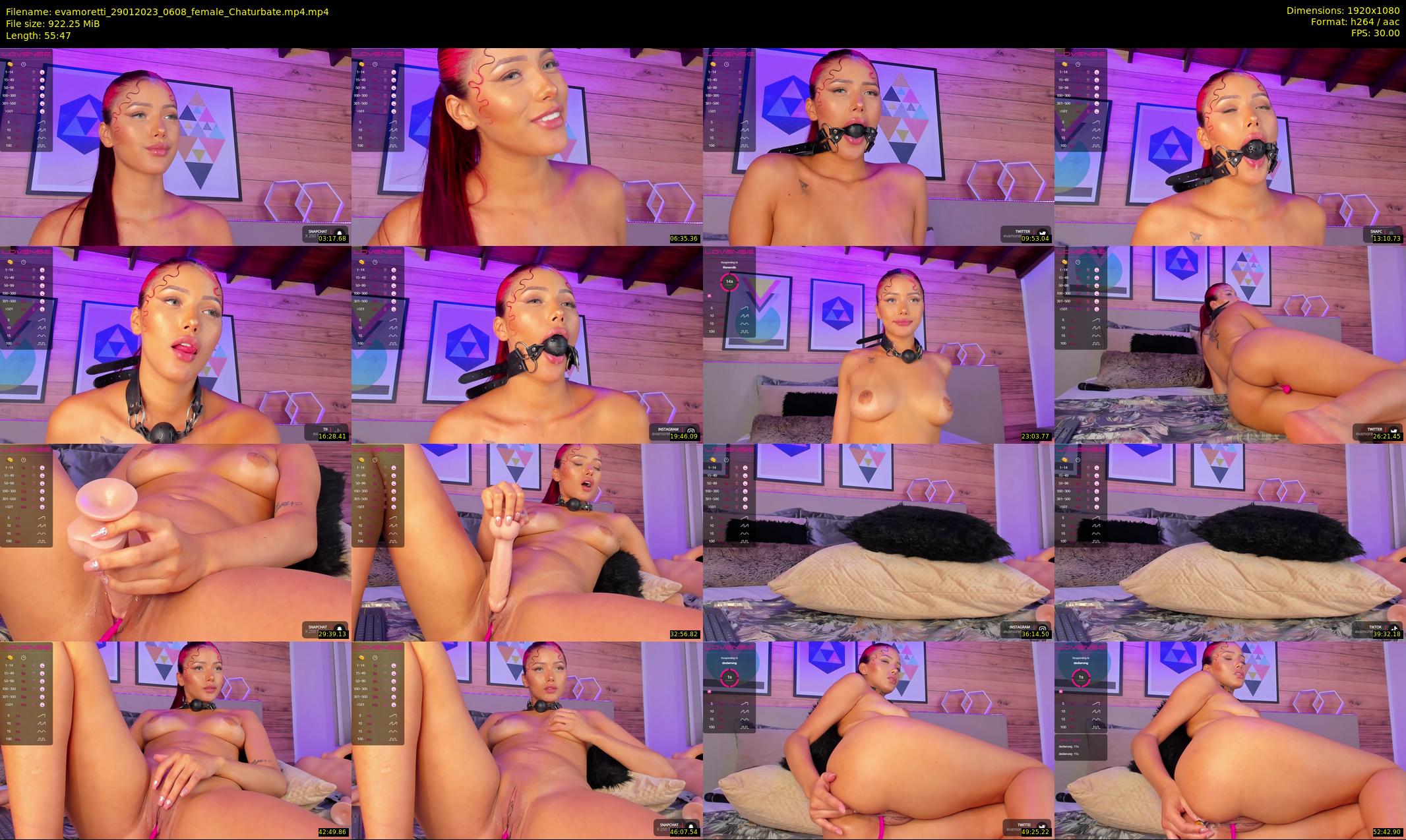 evamoretti — 56 minute Chaturbate female cam show recording, 1080p, Jan 29, 2023