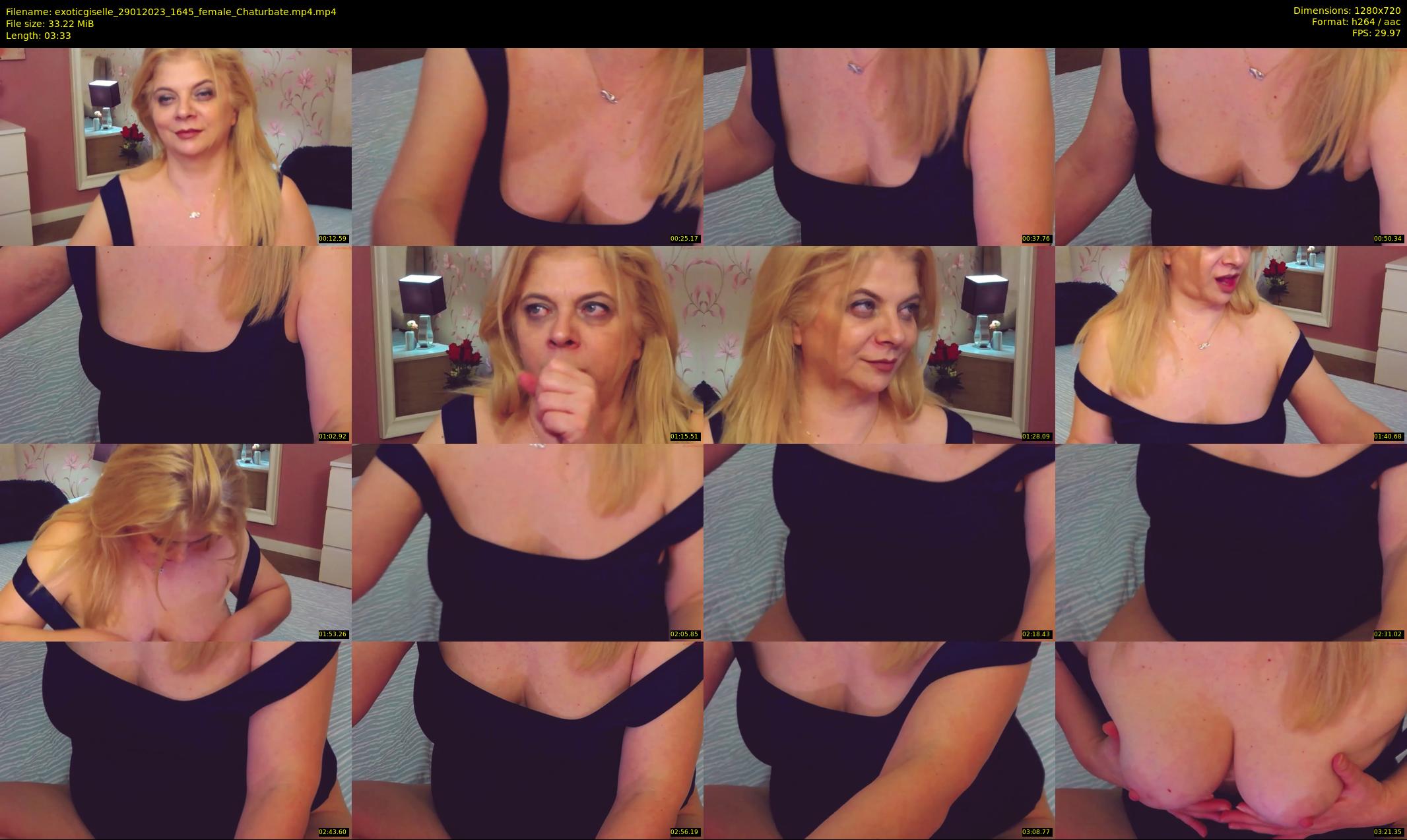 exoticgiselle — 4 minute Chaturbate female cam show recording, 720p, Jan 29, 2023