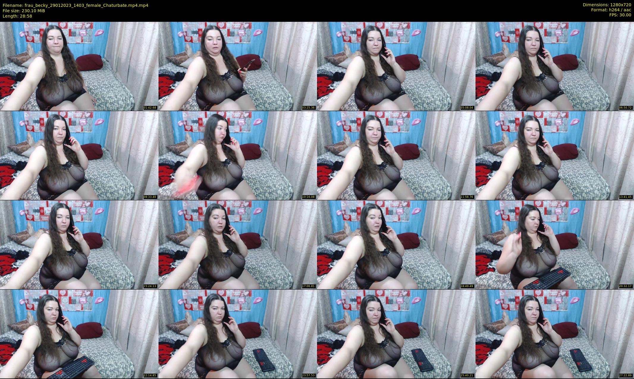 frau_becky — 29 minute Chaturbate female cam show recording, 720p, Jan 29, 2023