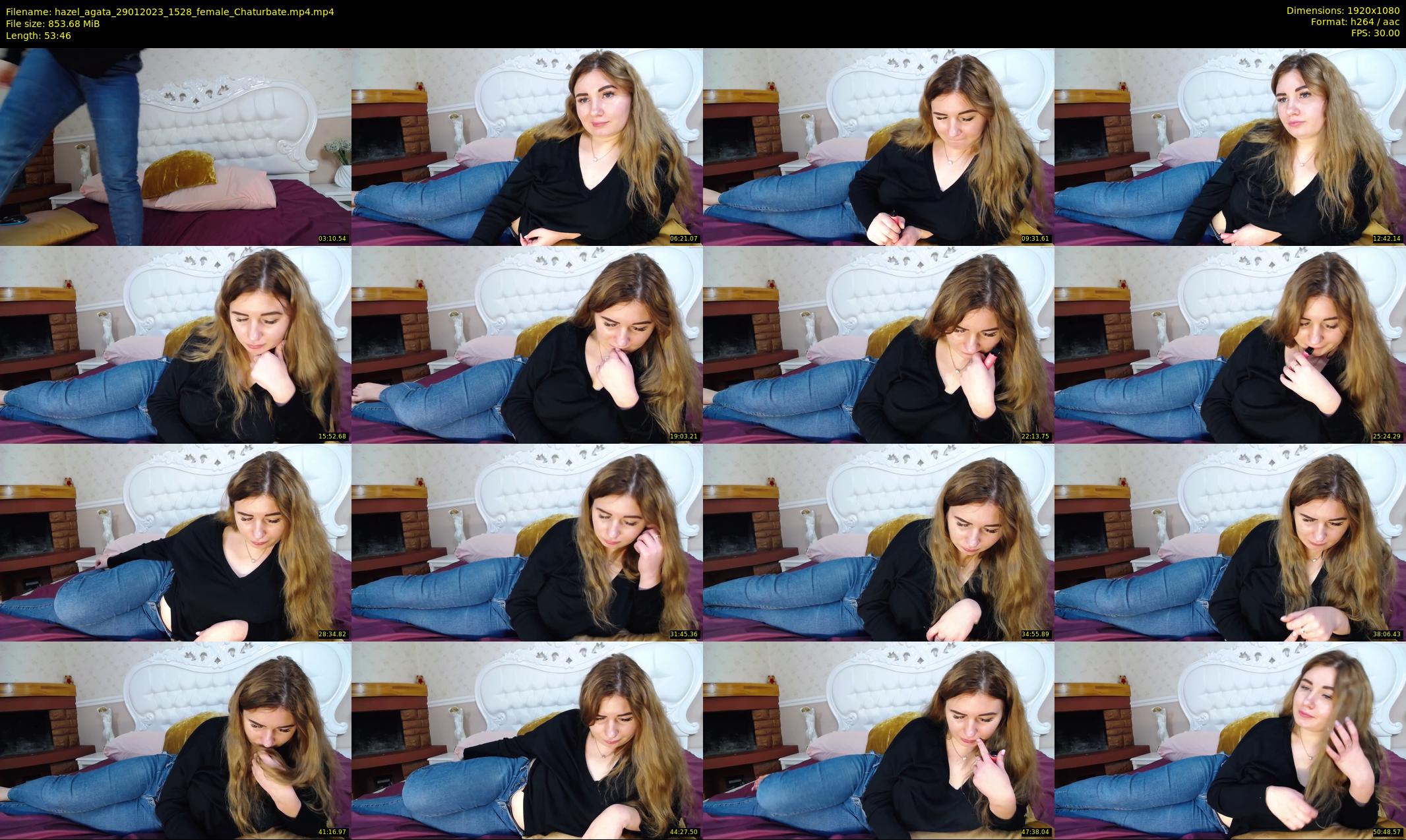hazel_agata — 54 minute Chaturbate female cam show recording, 1080p, Jan 29, 2023