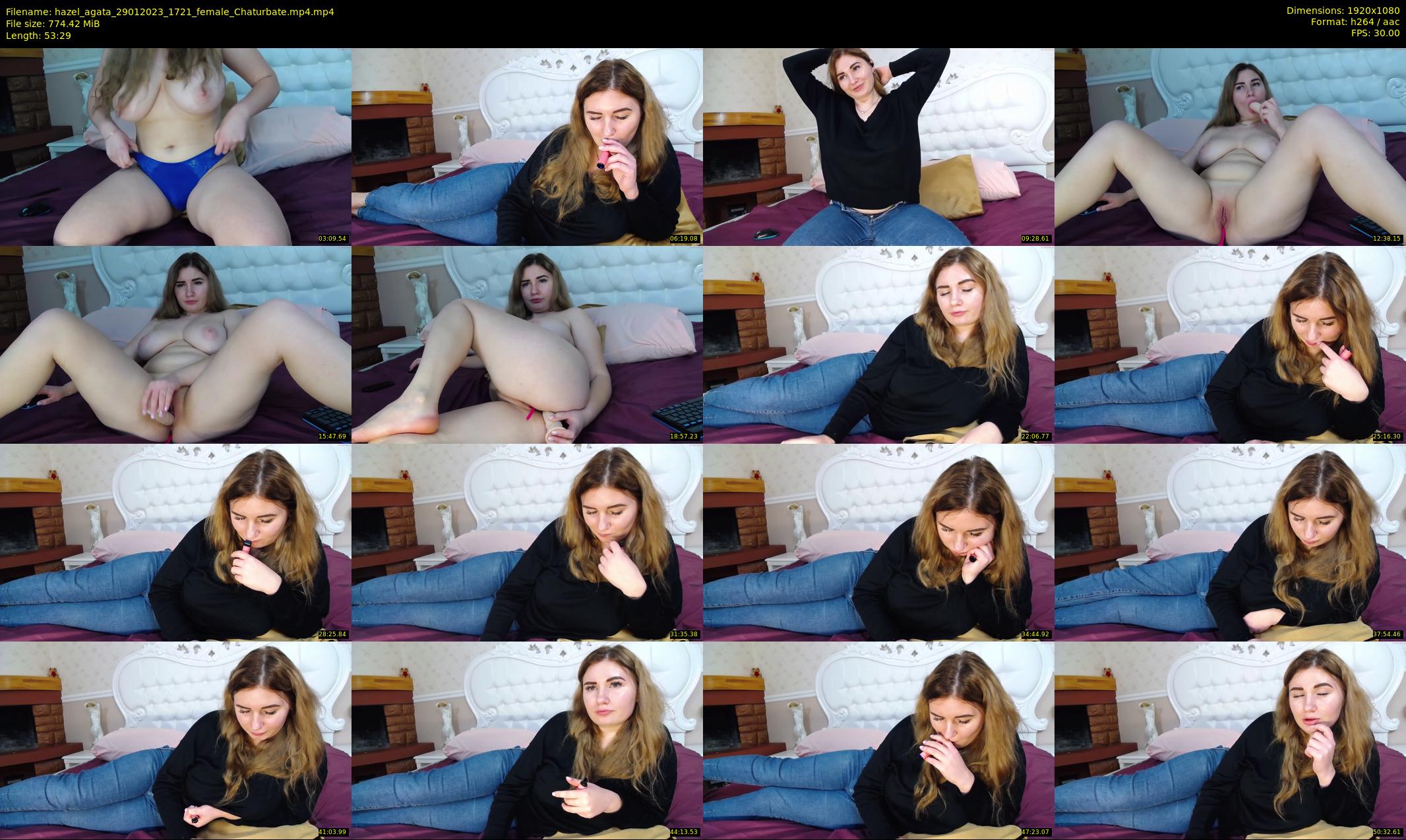 hazel_agata — 54 minute Chaturbate female cam show recording, 1080p, Jan 29, 2023