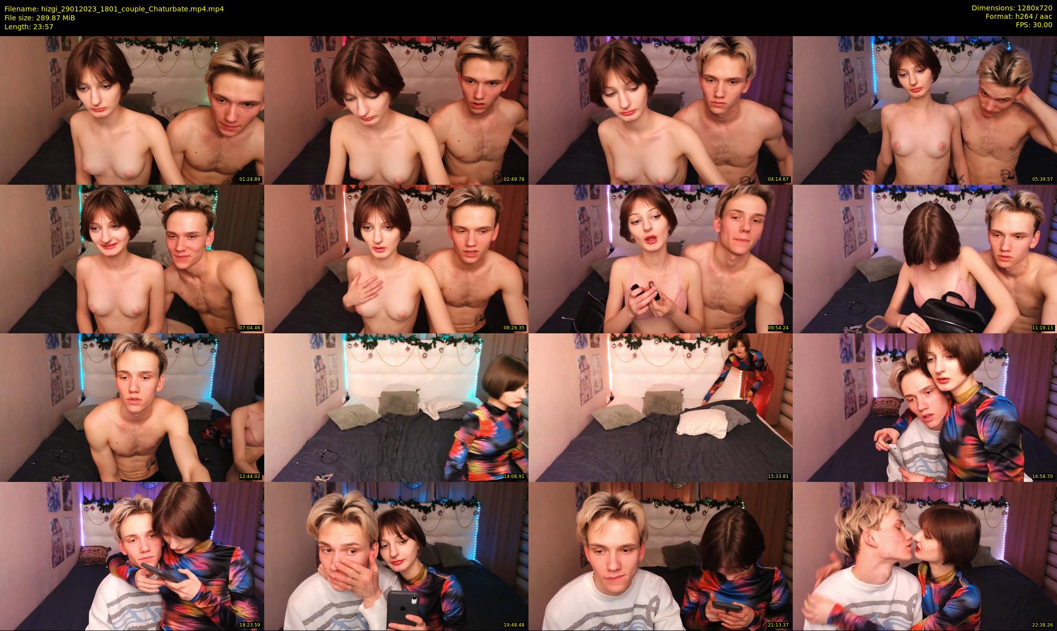 hizgi — 24 minute Chaturbate couple cam show recording, 720p, Jan 29, 2023