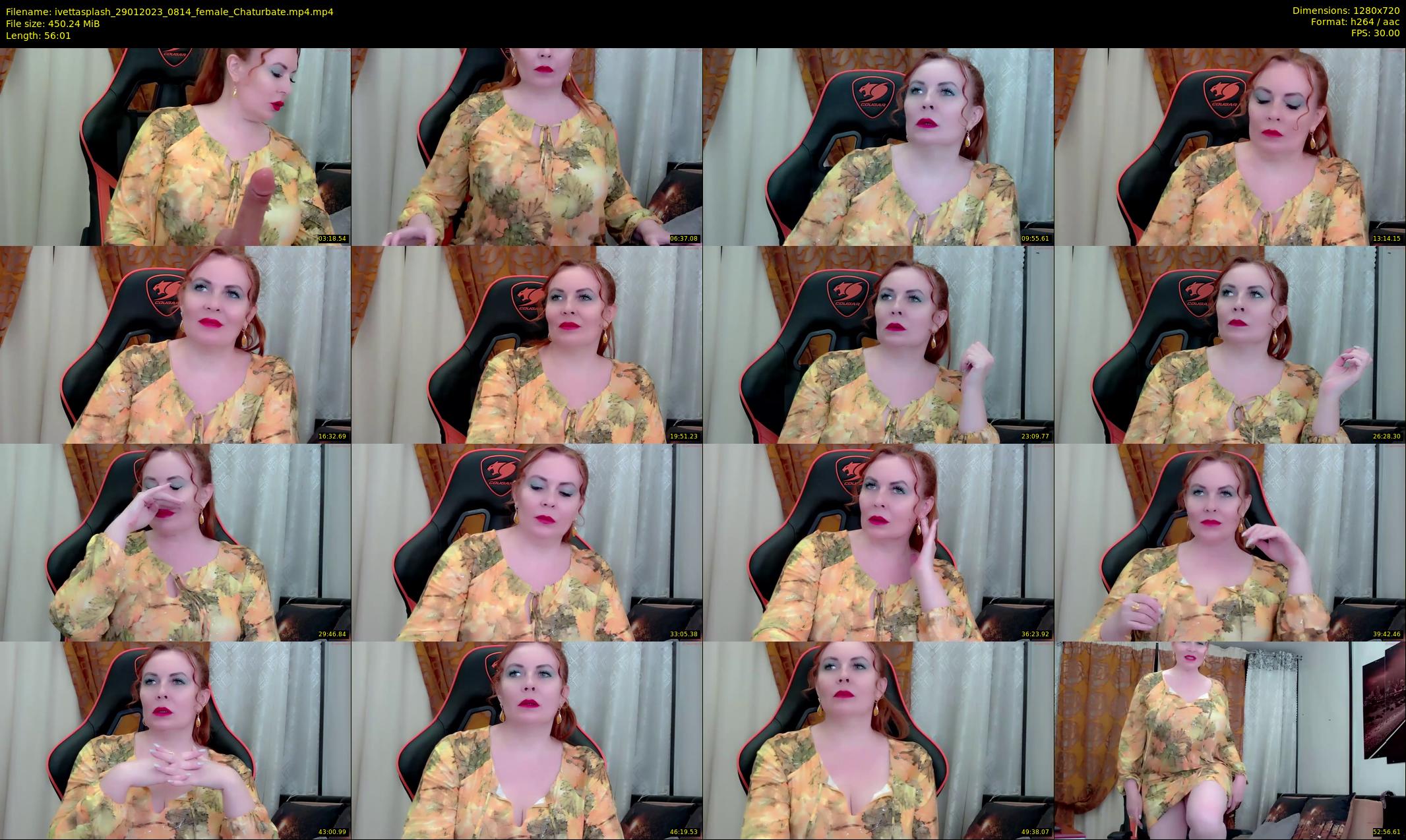 ivettasplash — 57 minute Chaturbate female cam show recording, 720p, Jan 29, 2023
