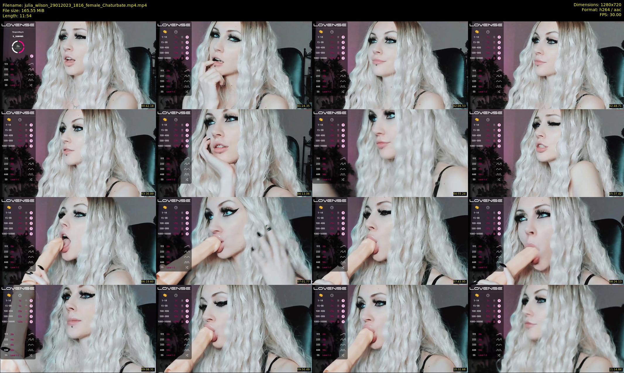 julia_wilson — 12 minute Chaturbate female cam show recording, 720p, Jan 29, 2023