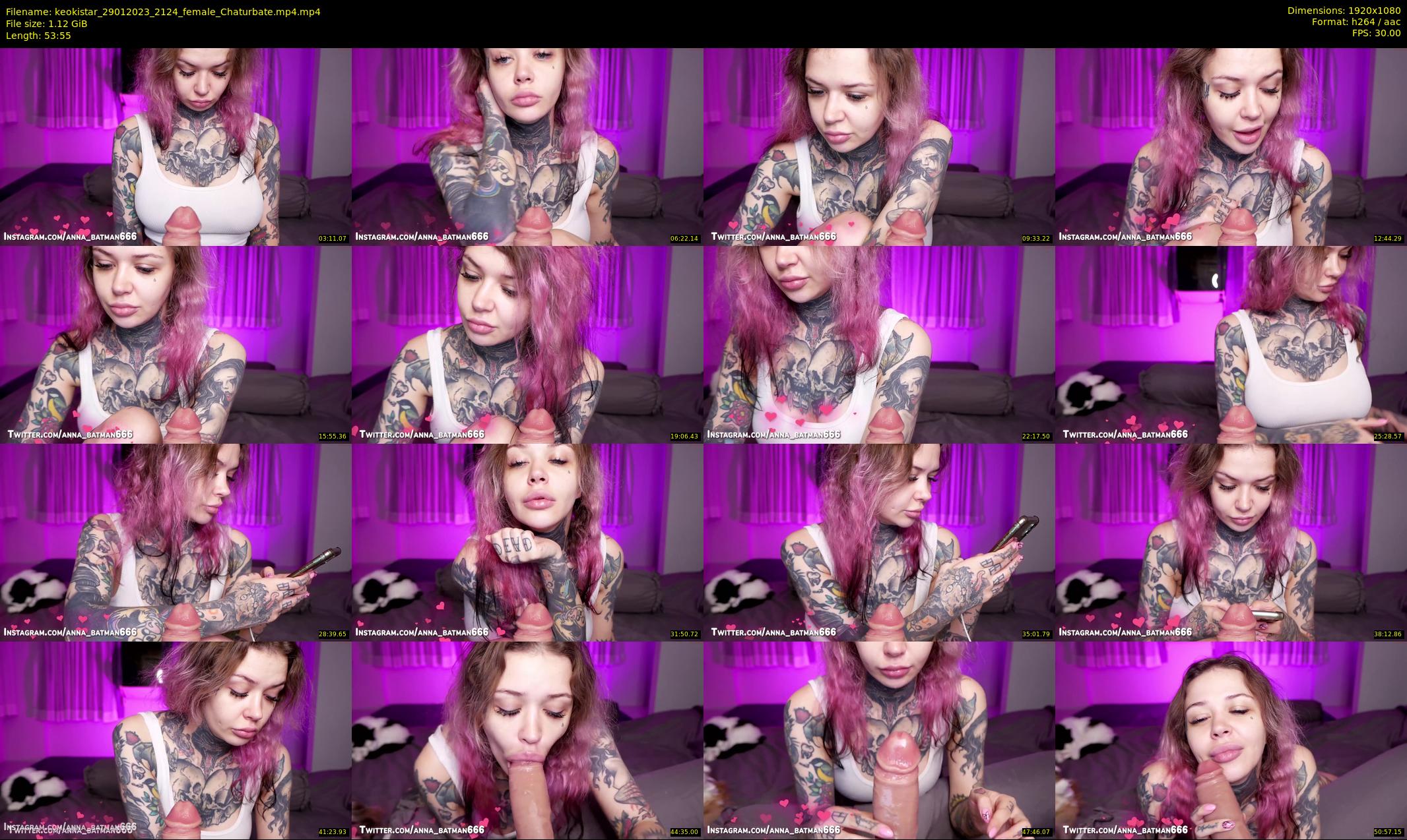 keokistar — 54 minute Chaturbate female cam show recording, 1080p, Jan 29, 2023