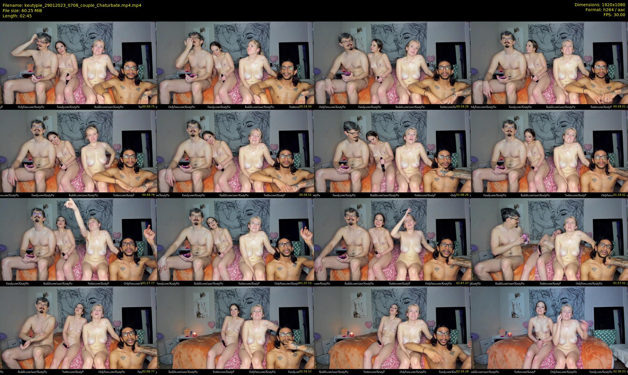keutypie — 3 minute Chaturbate couple cam show recording, 1080p, Jan 29, 2023