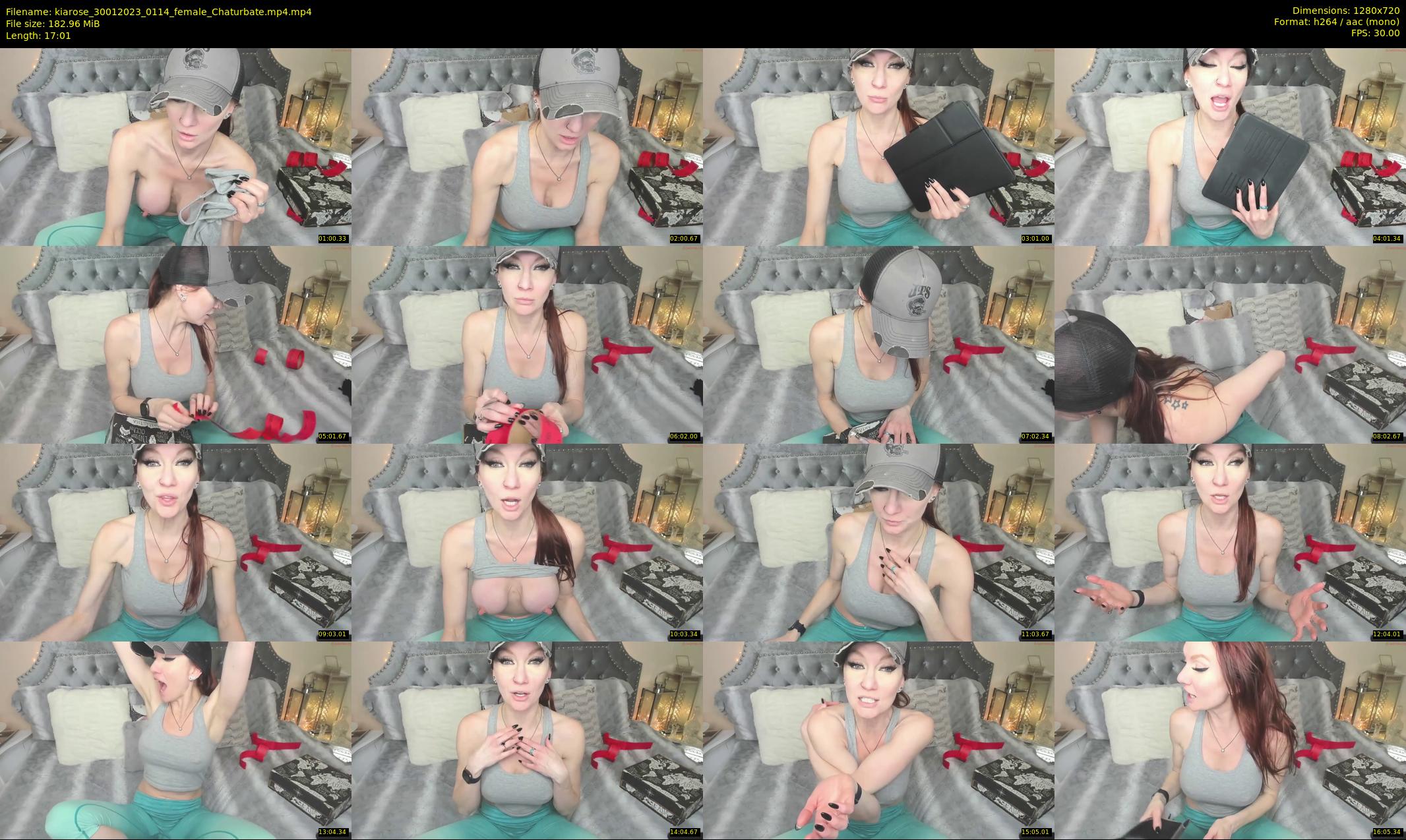 kiarose — 18 minute Chaturbate female cam show recording, 720p, Jan 30, 2023