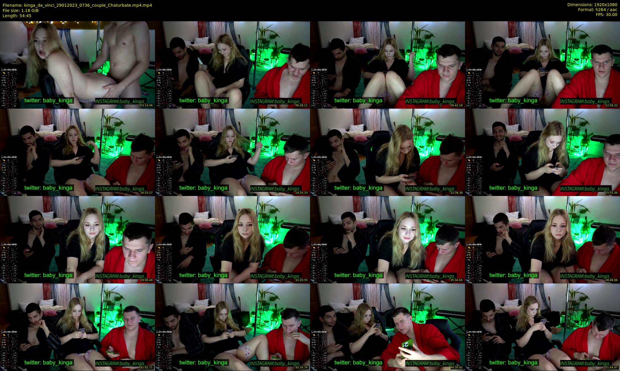 kinga_da_vinci — 55 minute Chaturbate couple cam show recording, 1080p, Jan 29, 2023