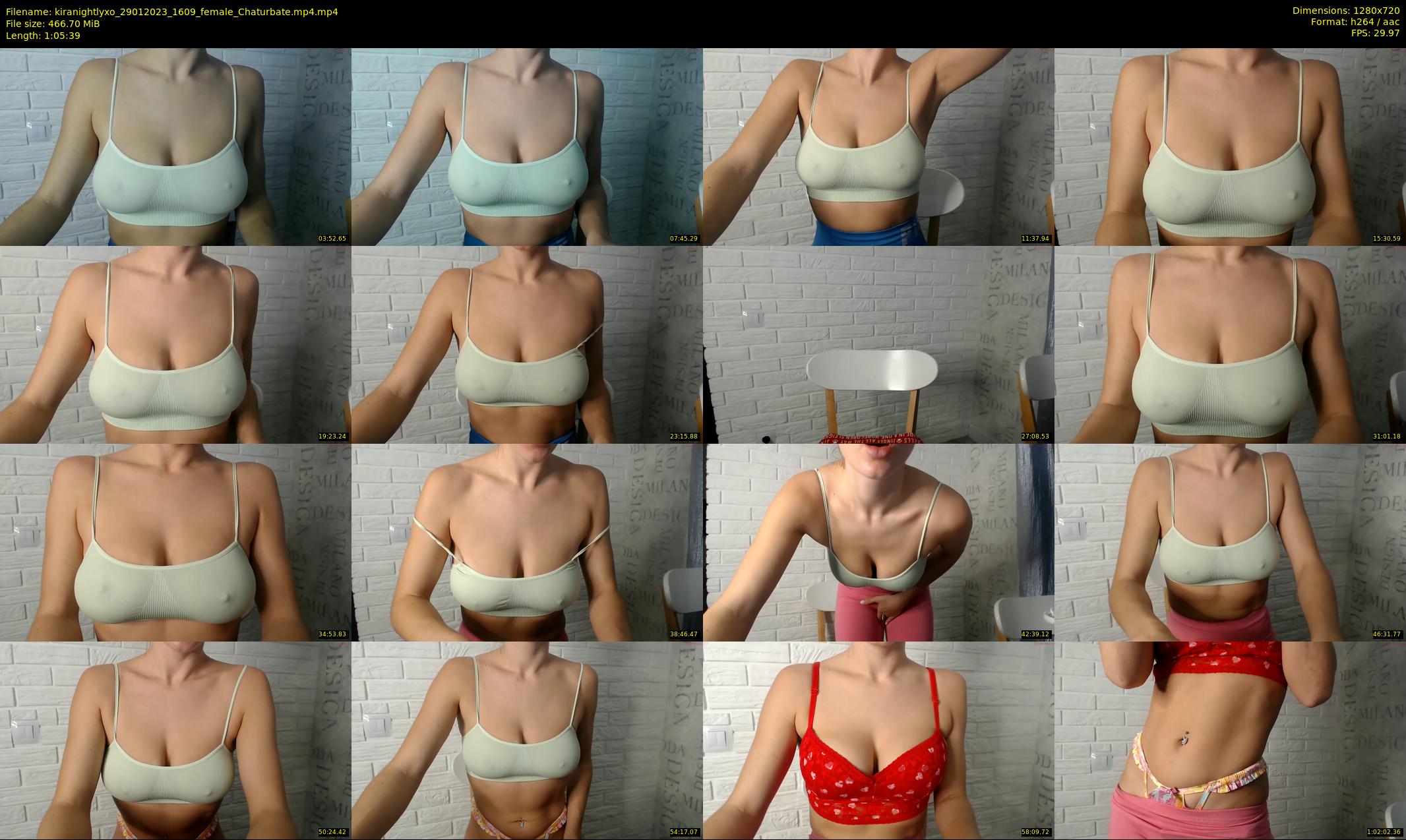 kiranightlyxo — 66 minute Chaturbate female cam show recording, 720p, Jan 29, 2023