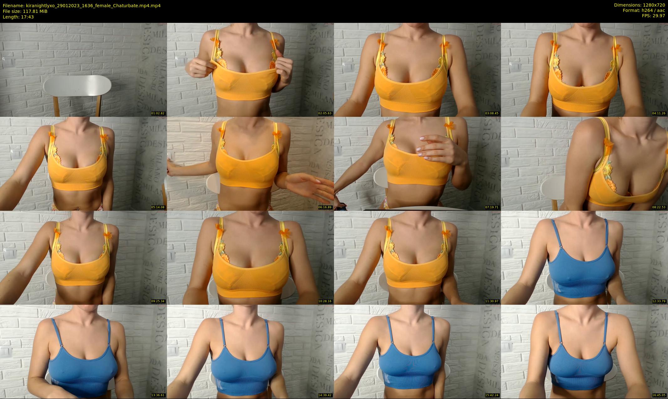 kiranightlyxo — 18 minute Chaturbate female cam show recording, 720p, Jan 29, 2023