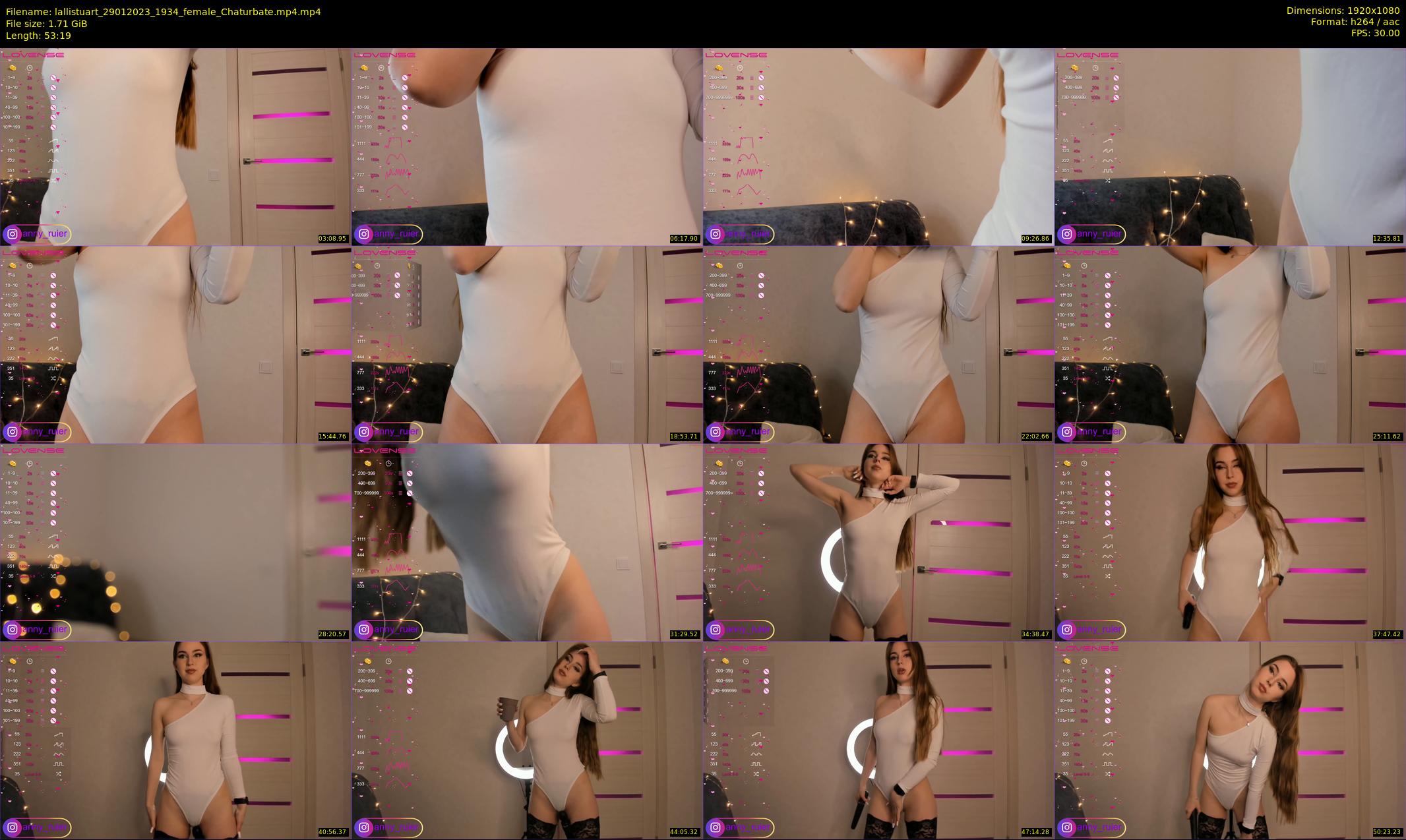 lallistuart — 54 minute Chaturbate female cam show recording, 1080p, Jan 29, 2023