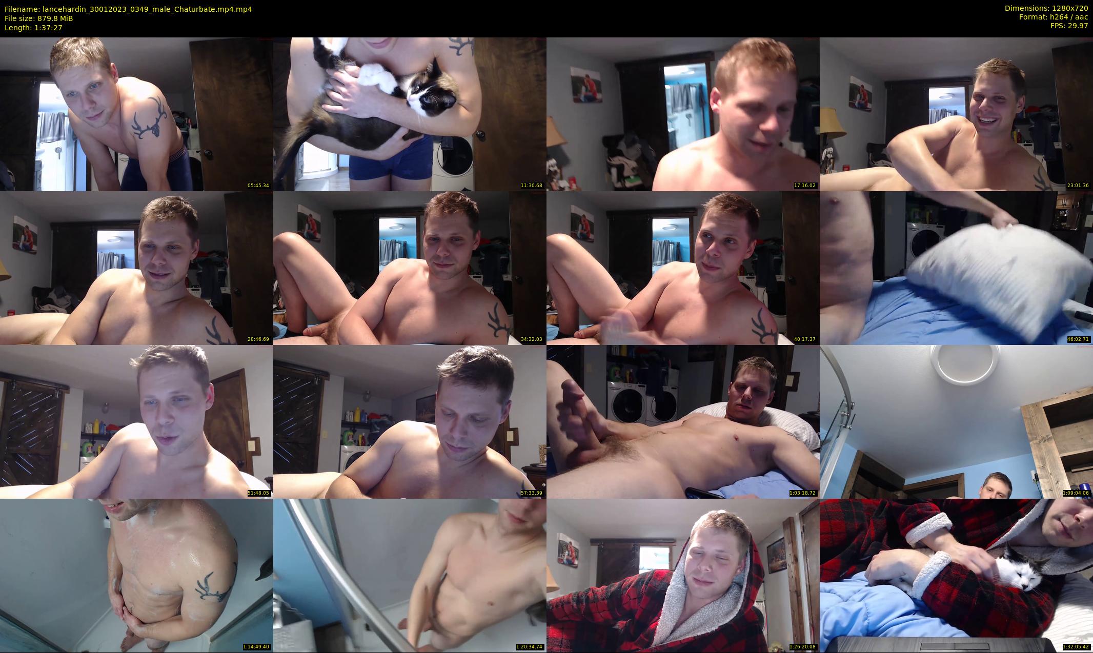 lancehardin — 98 minute Chaturbate male cam show recording, 720p, Jan 30, 2023
