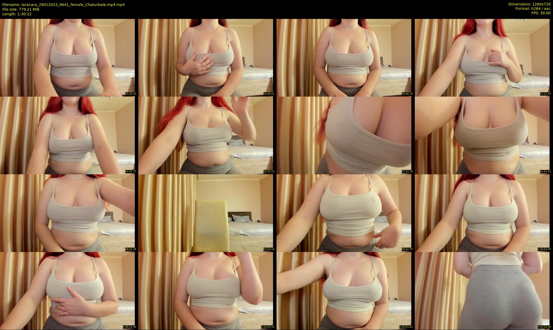 laracara — 91 minute Chaturbate female cam show recording, 720p, Jan 29, 2023