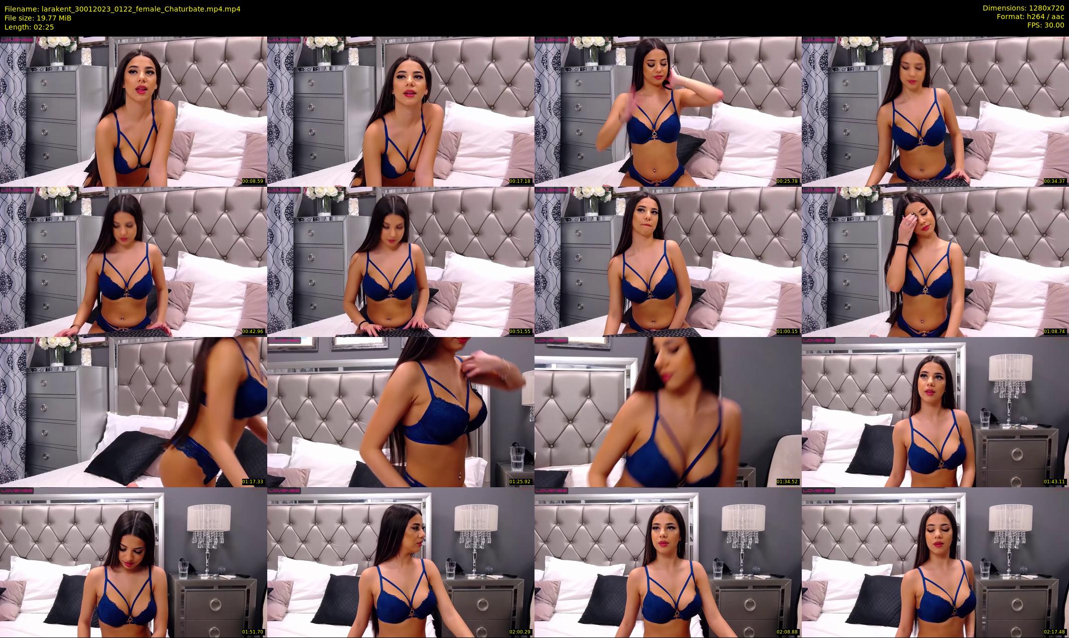 larakent — 3 minute Chaturbate female cam show recording, 720p, Jan 30, 2023