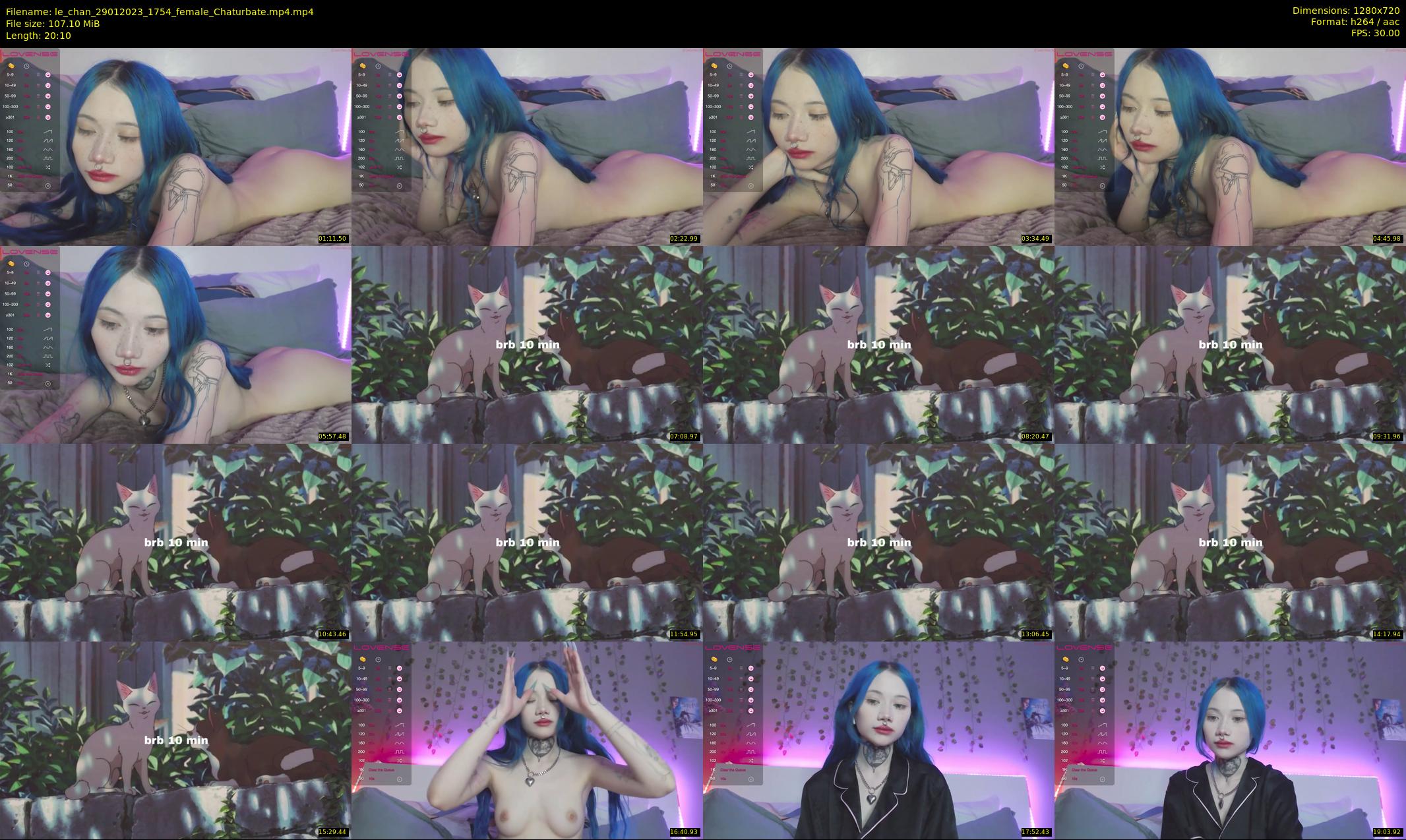 le_chan — 21 minute Chaturbate female cam show recording, 720p, Jan 29, 2023