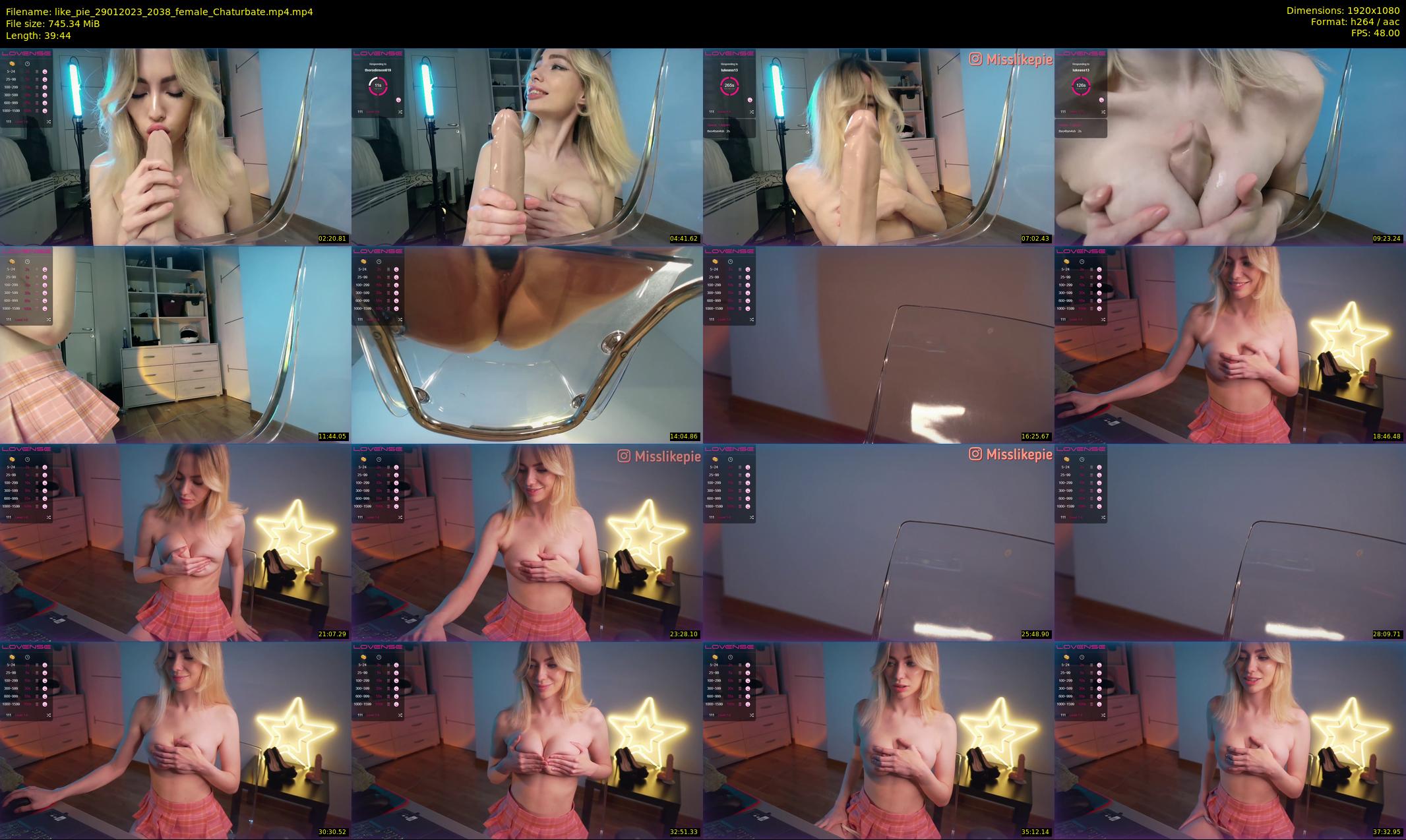like_pie — 40 minute Chaturbate couple cam show recording, 1080p, Jan 29, 2023