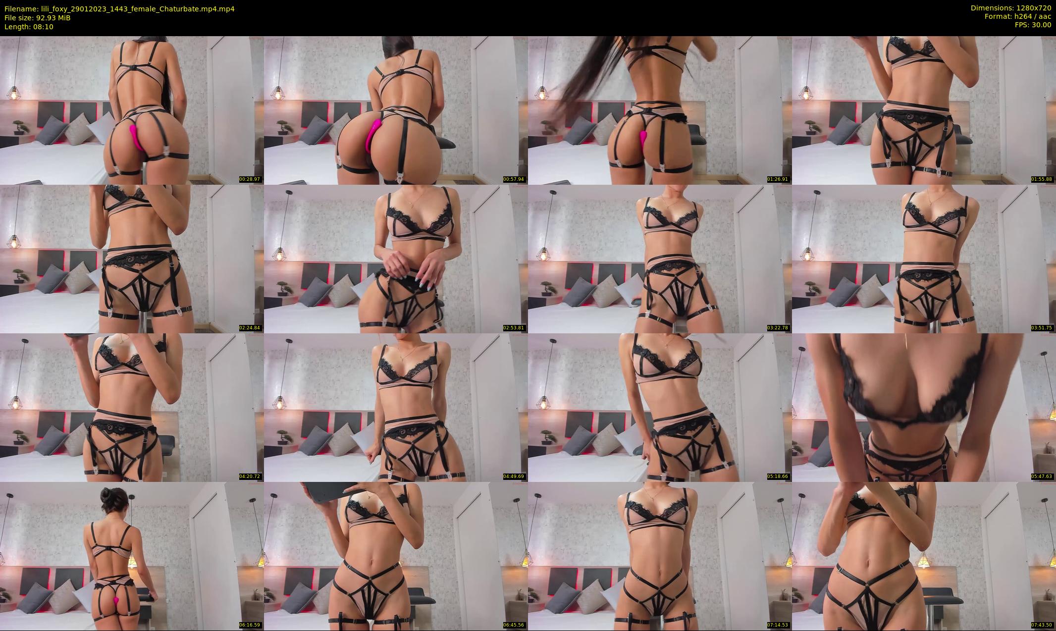 lili_foxy — 9 minute Chaturbate female cam show recording, 720p, Jan 29, 2023