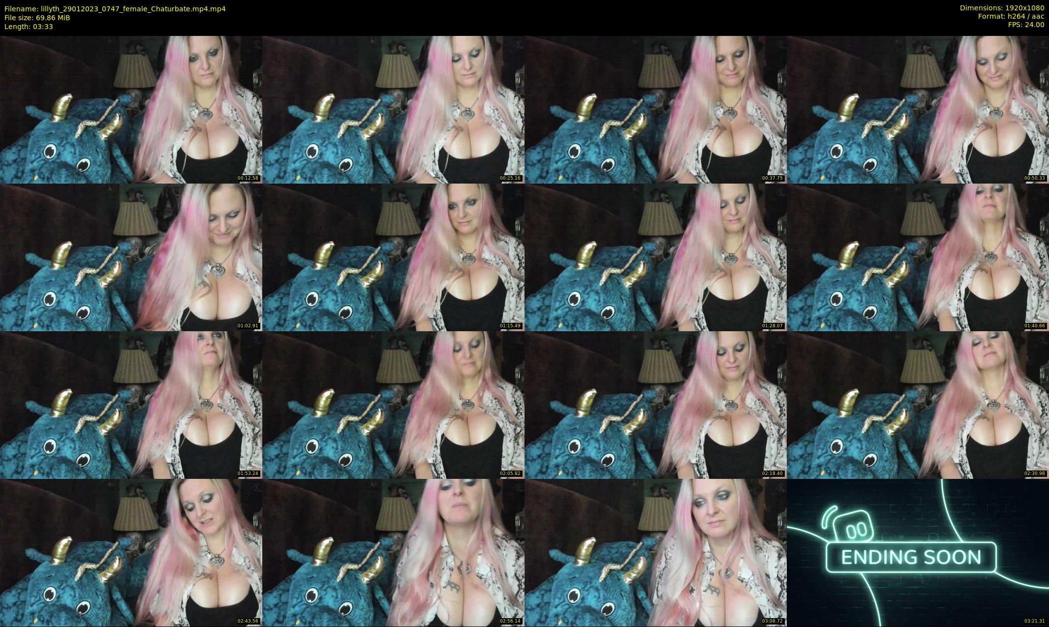 lillyth — 4 minute Chaturbate female cam show recording, 1080p, Jan 29, 2023