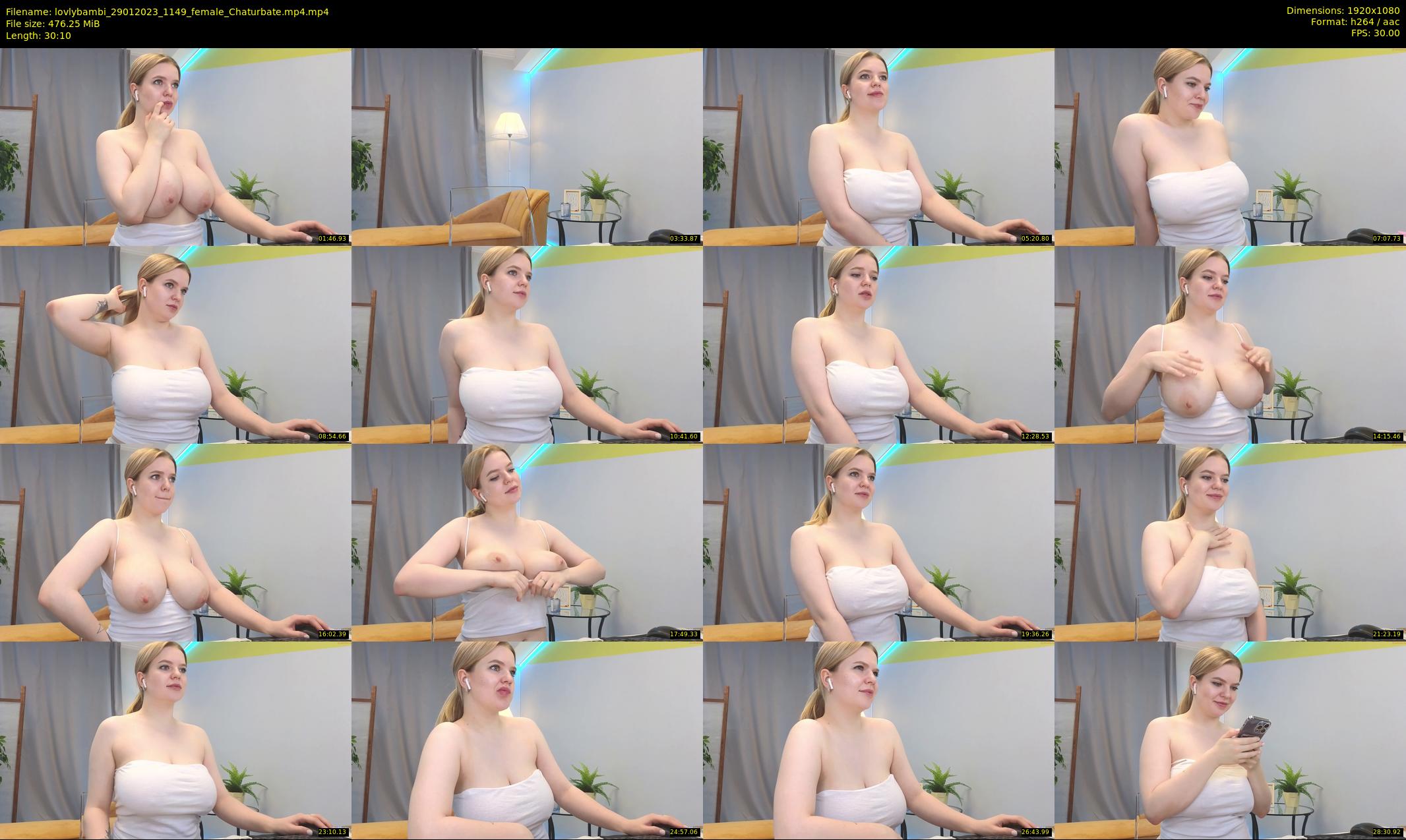 lovlybambi — 31 minute Chaturbate female cam show recording, 1080p, Jan 29, 2023