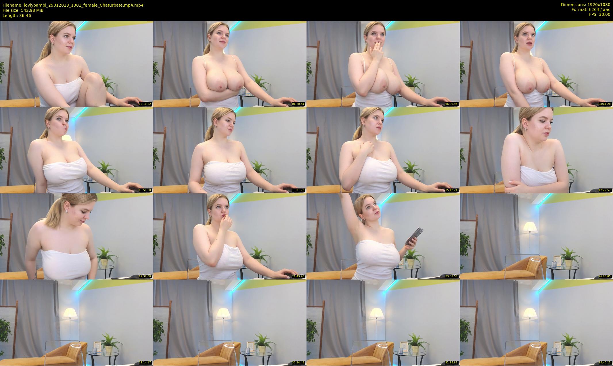 lovlybambi — 37 minute Chaturbate female cam show recording, 1080p, Jan 29, 2023