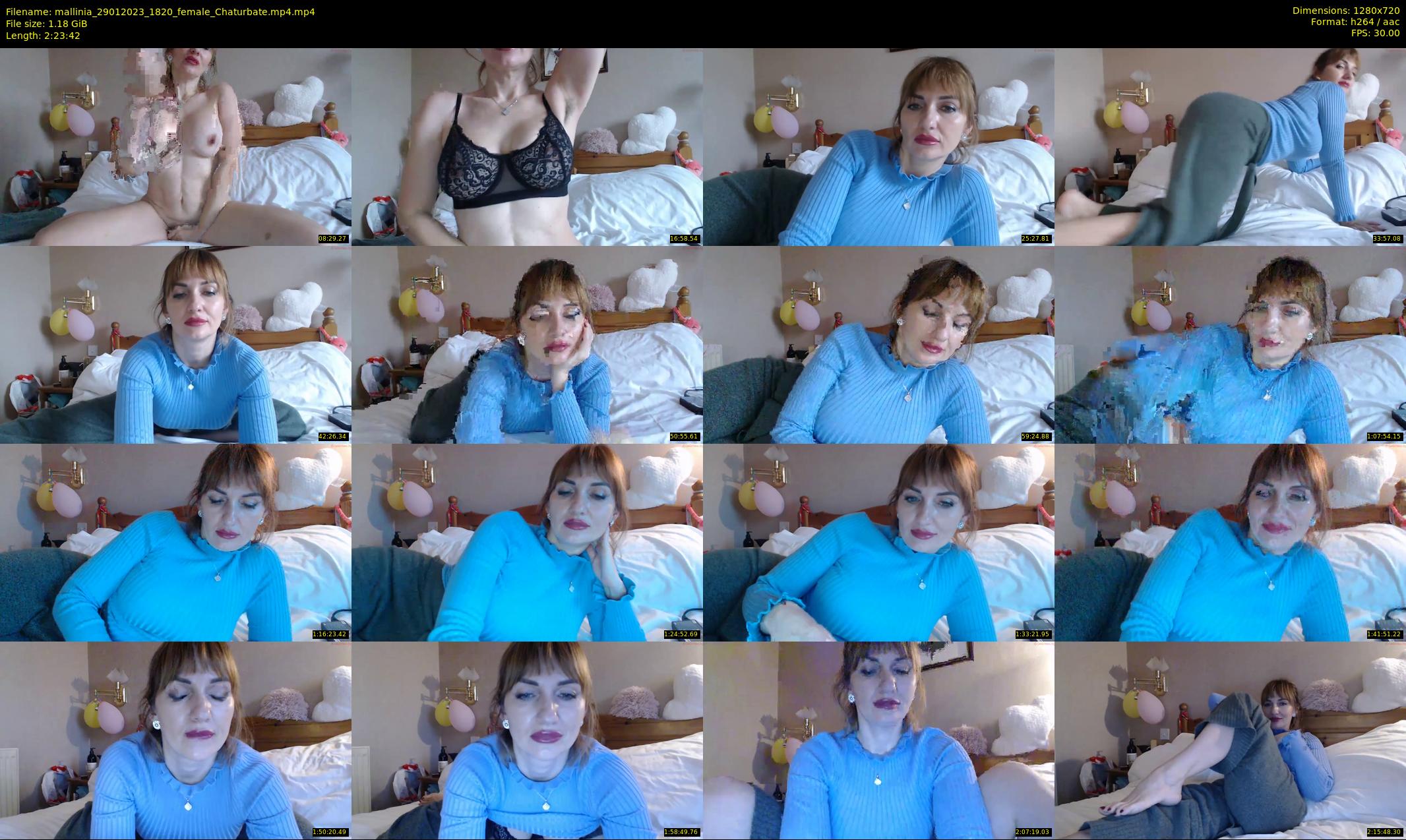 mallinia — 144 minute Chaturbate female cam show recording, 720p, Jan 29, 2023