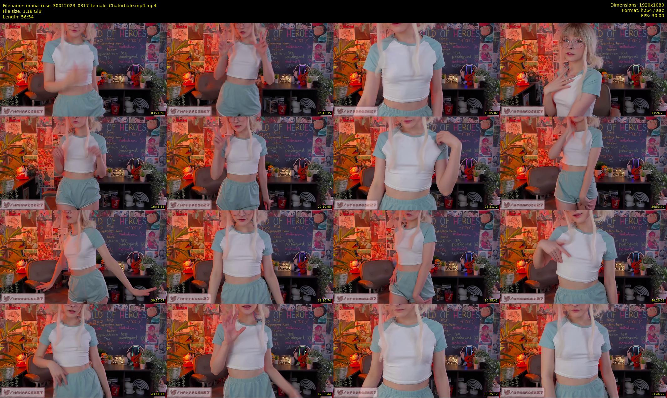 mana_rose — 57 minute Chaturbate female cam show recording, 1080p, Jan 30, 2023