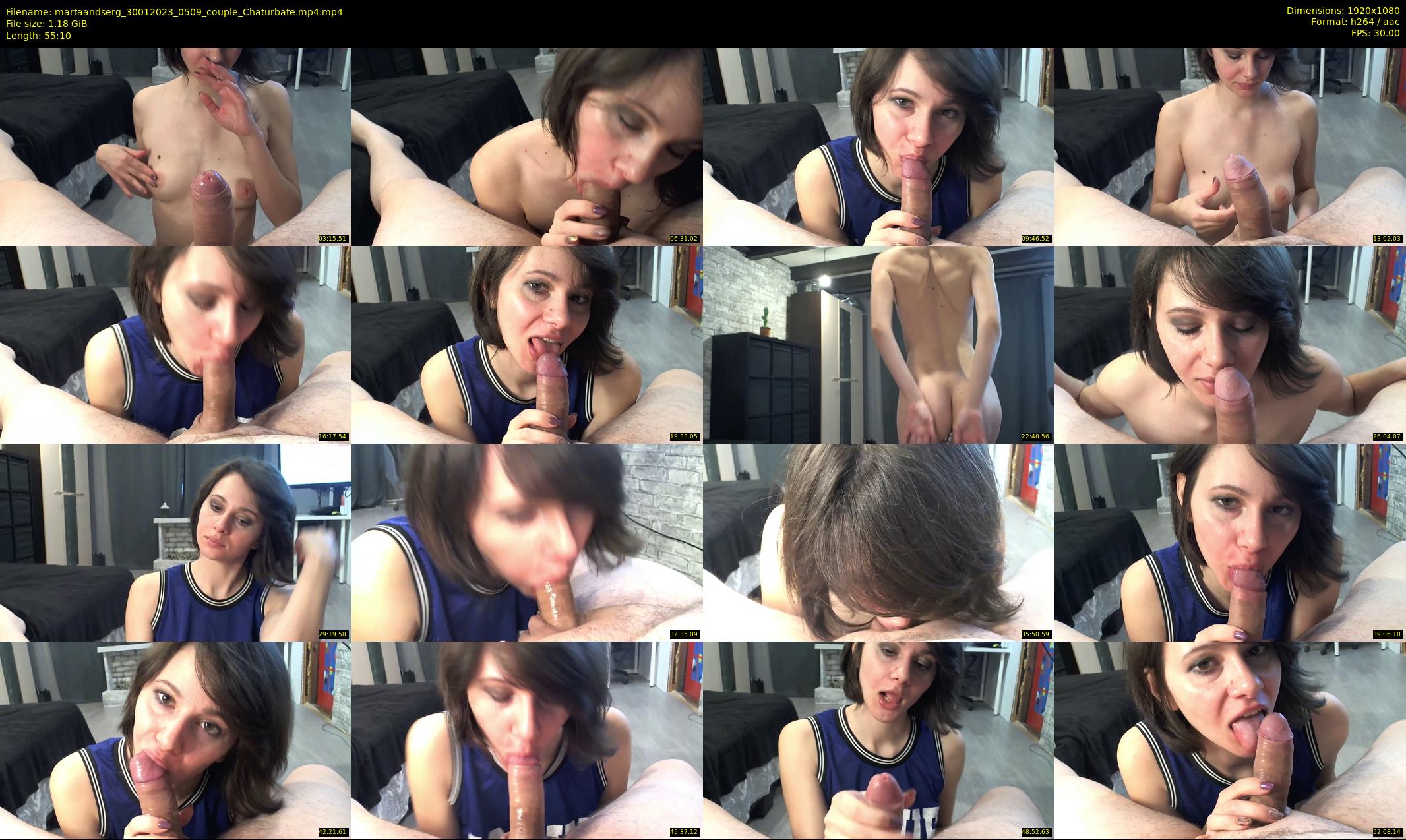 martaandserg — 56 minute Chaturbate female cam show recording, 1080p, Jan 30, 2023