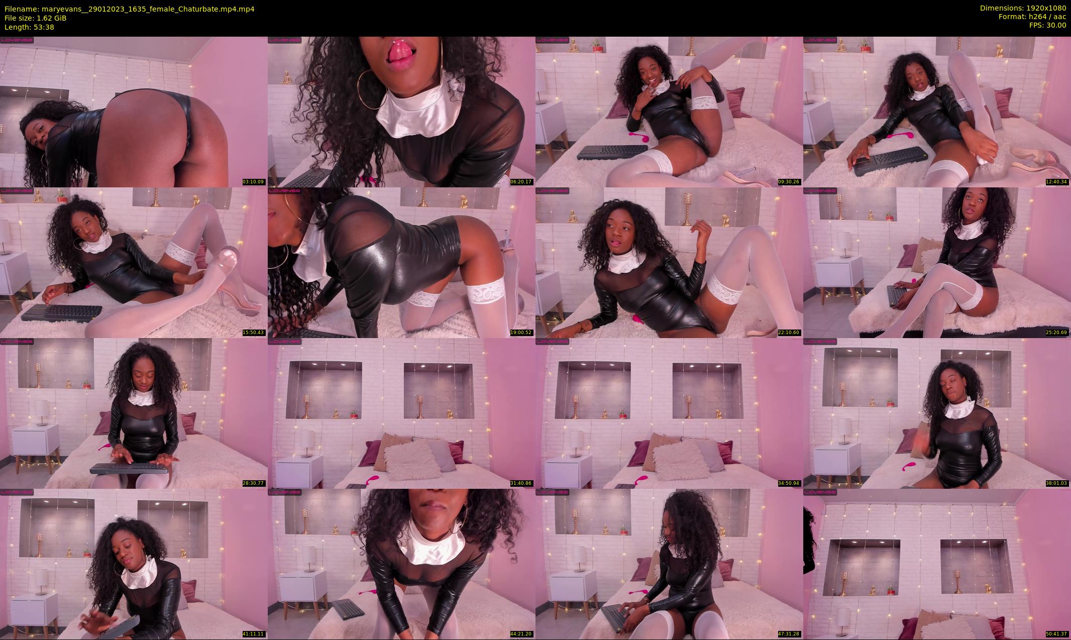 maryevans_ — 54 minute Chaturbate female cam show recording, 1080p, Jan 29, 2023