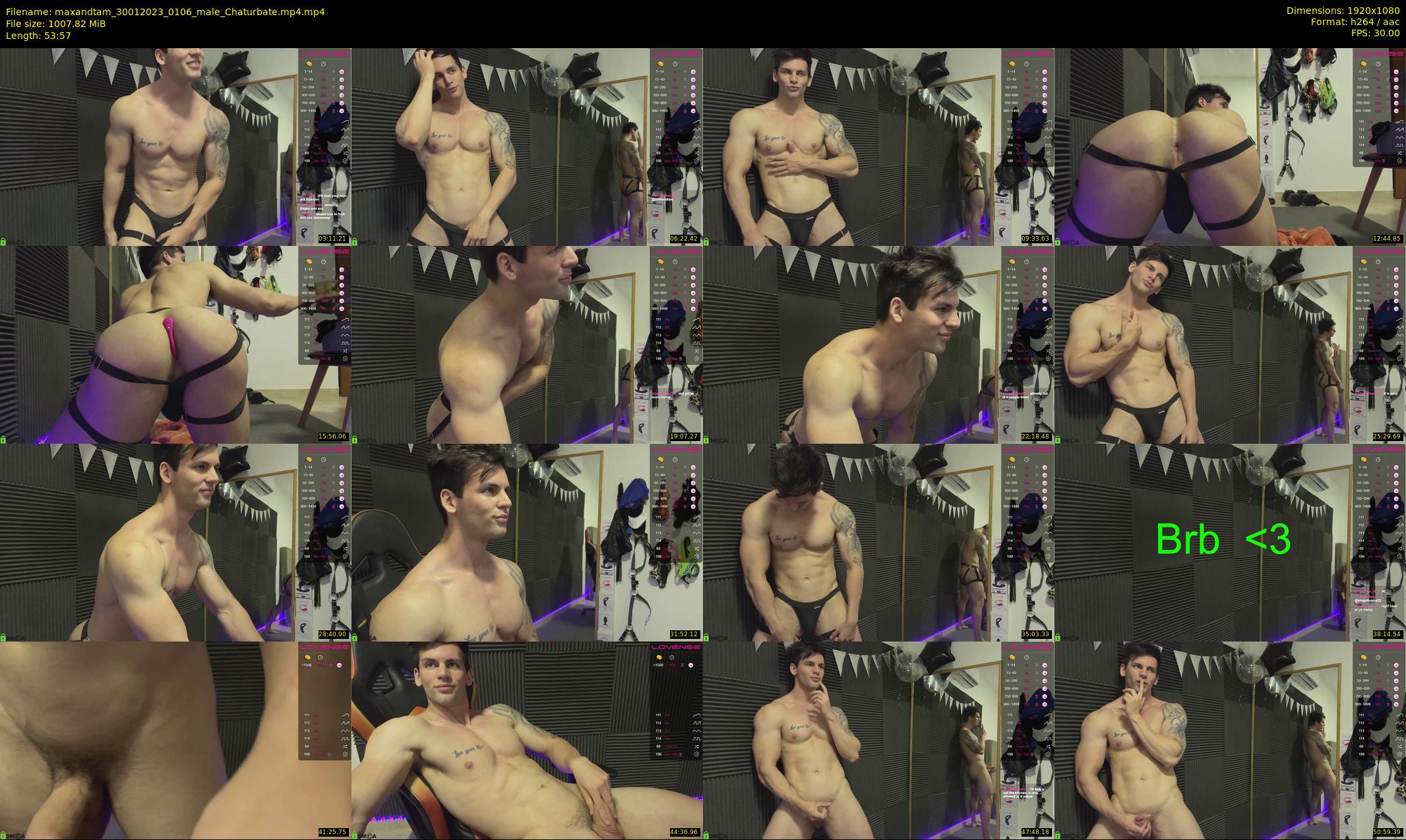 maxandtam — 54 minute Chaturbate couple cam show recording, 1080p, Jan 30, 2023