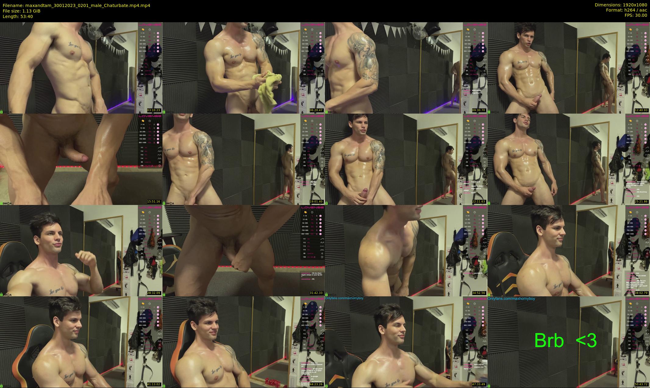 maxandtam — 54 minute Chaturbate couple cam show recording, 1080p, Jan 30, 2023