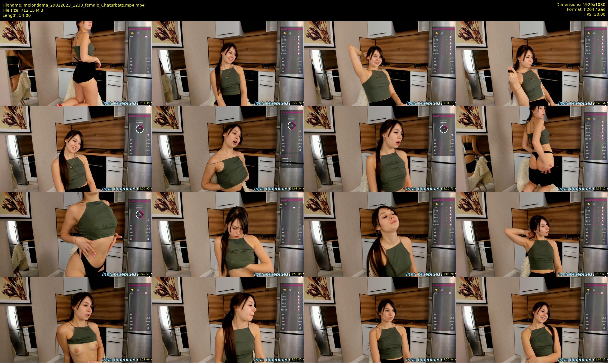 melondama — 54 minute Chaturbate female cam show recording, 1080p, Jan 29, 2023