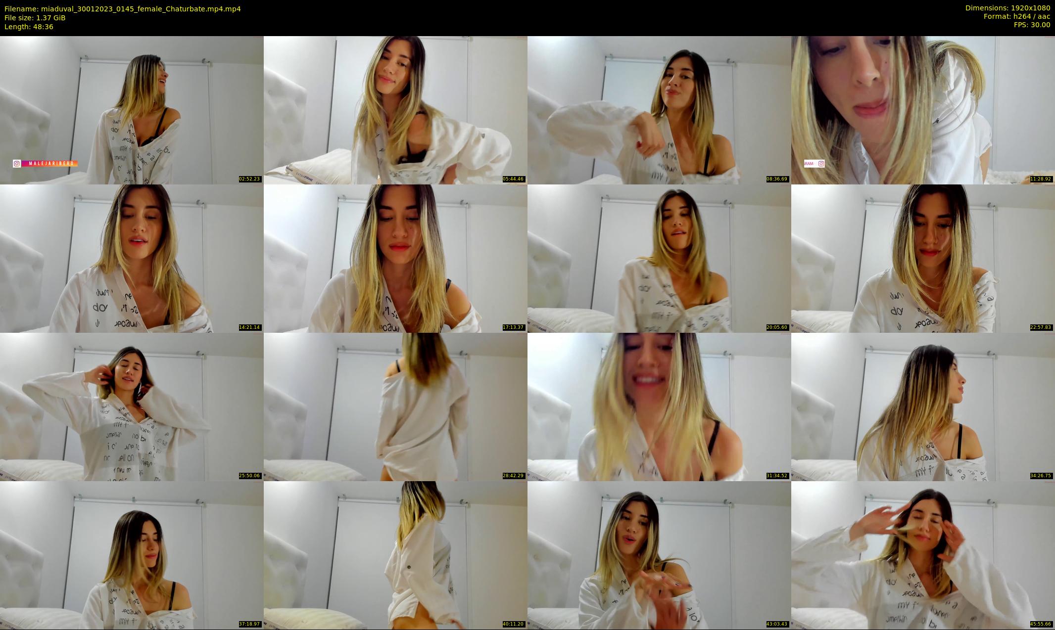 miaduval — 49 minute Chaturbate female cam show recording, 1080p, Jan 30, 2023