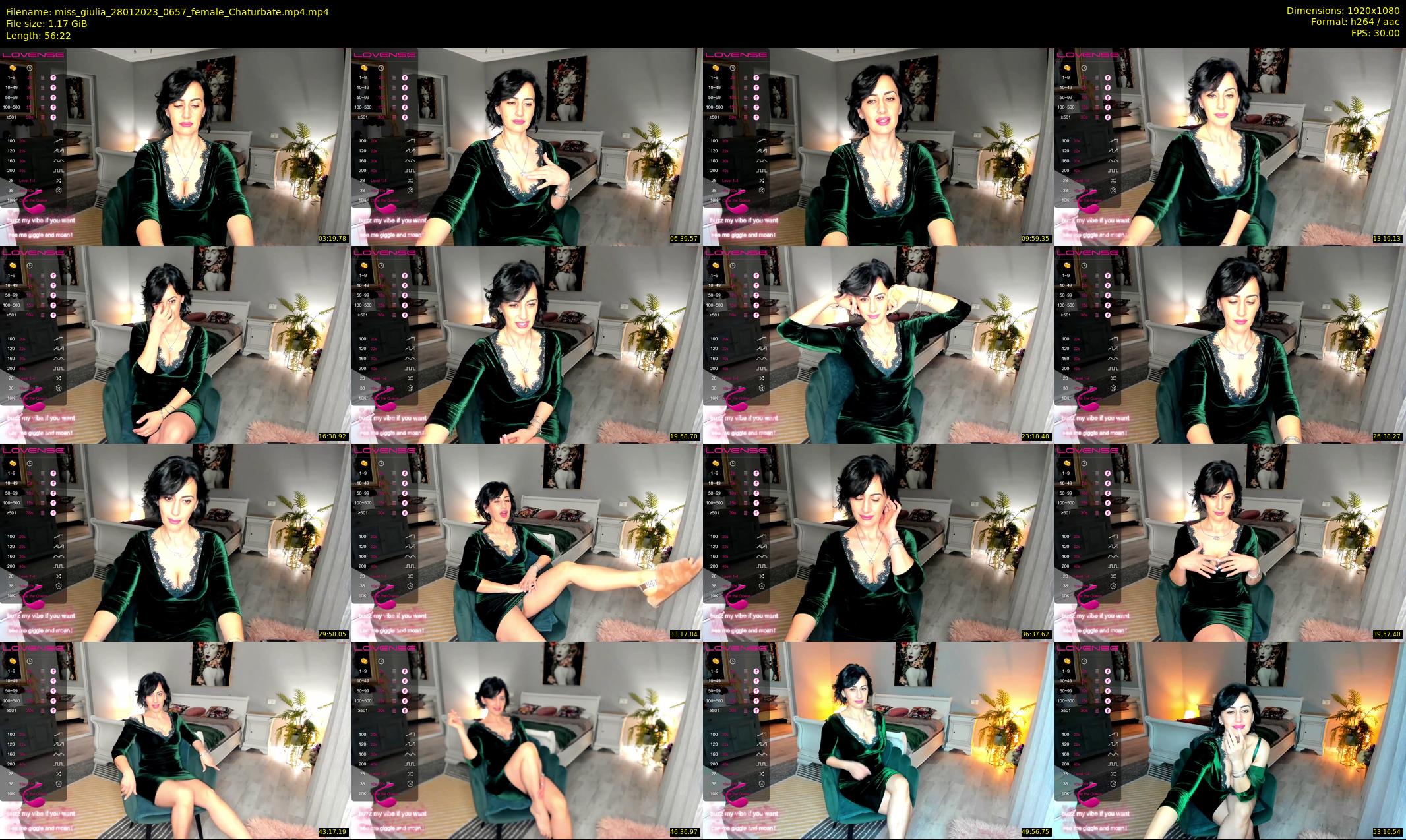 miss_giulia — 57 minute Chaturbate female cam show recording, 1080p, Jan 28, 2023