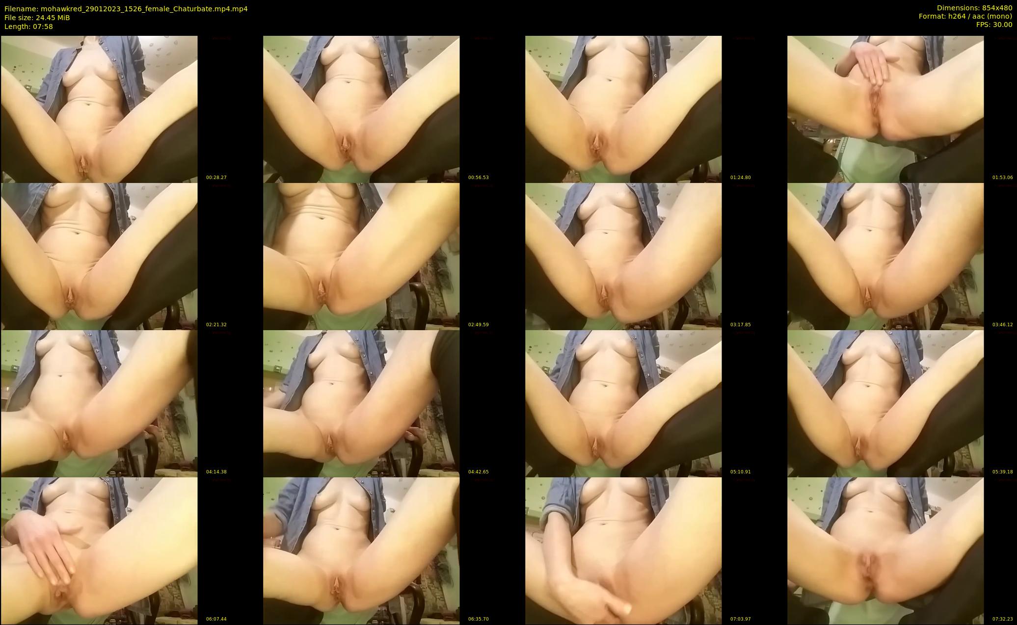 mohawkred — 8 minute Chaturbate female cam show recording, 480p, Jan 29, 2023