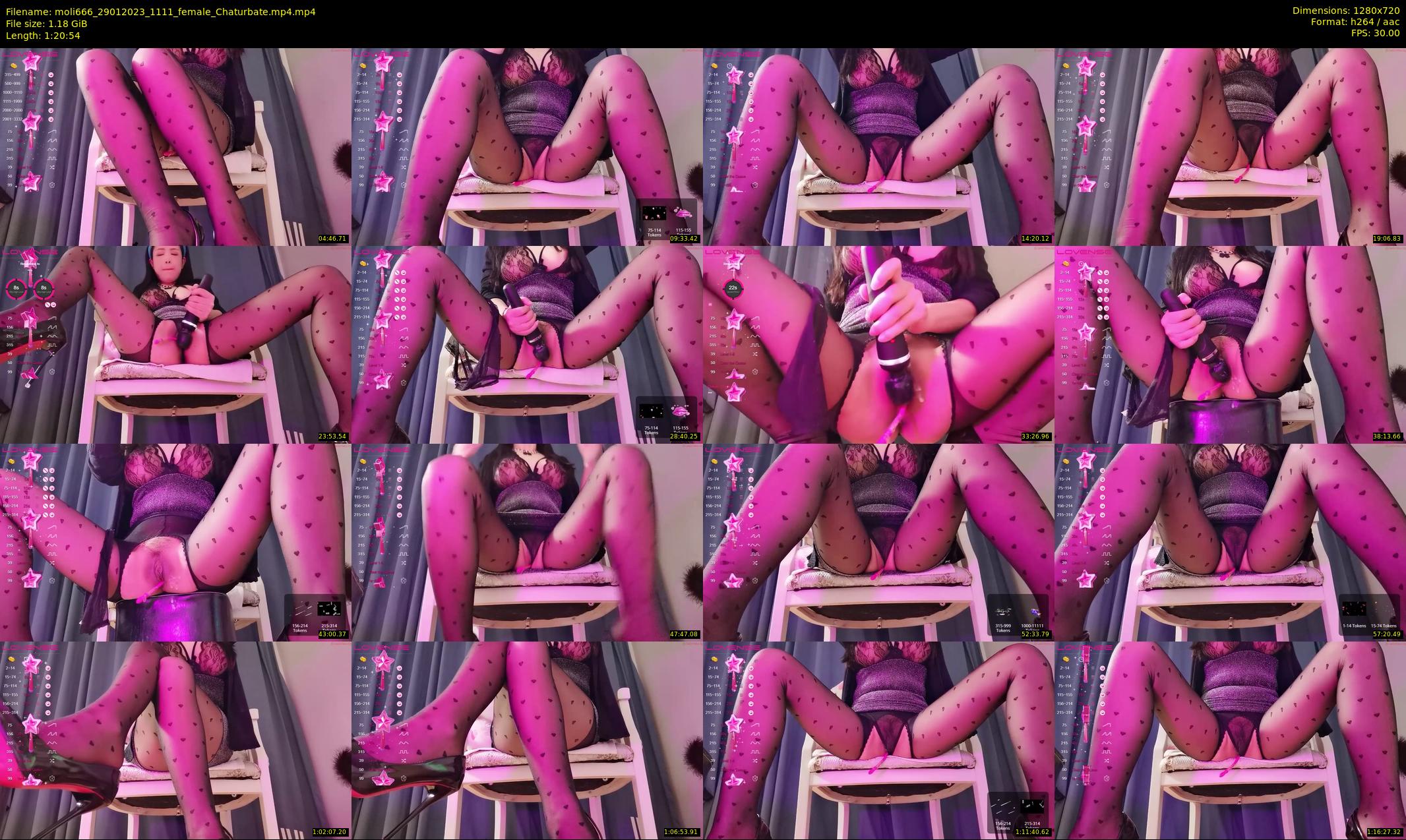 moli666 — 81 minute Chaturbate female cam show recording, 720p, Jan 29, 2023